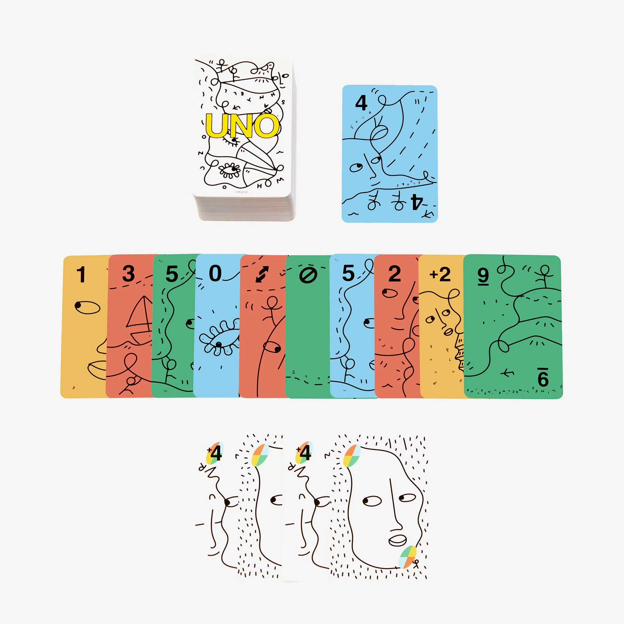 Mattel Creations Shantell Martin x UNO Artiste Series Deck