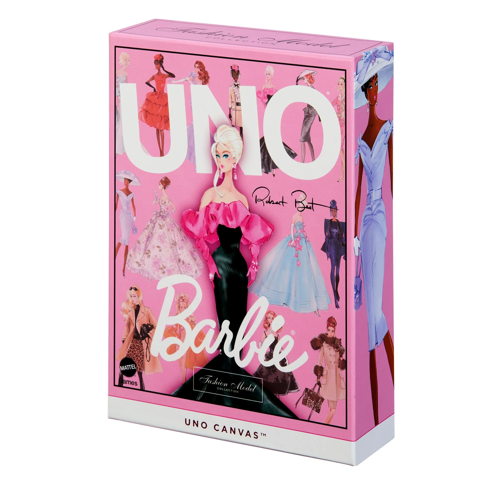 Mattel Creations UNO Canvas Barbie Fashion Model Collection Deck