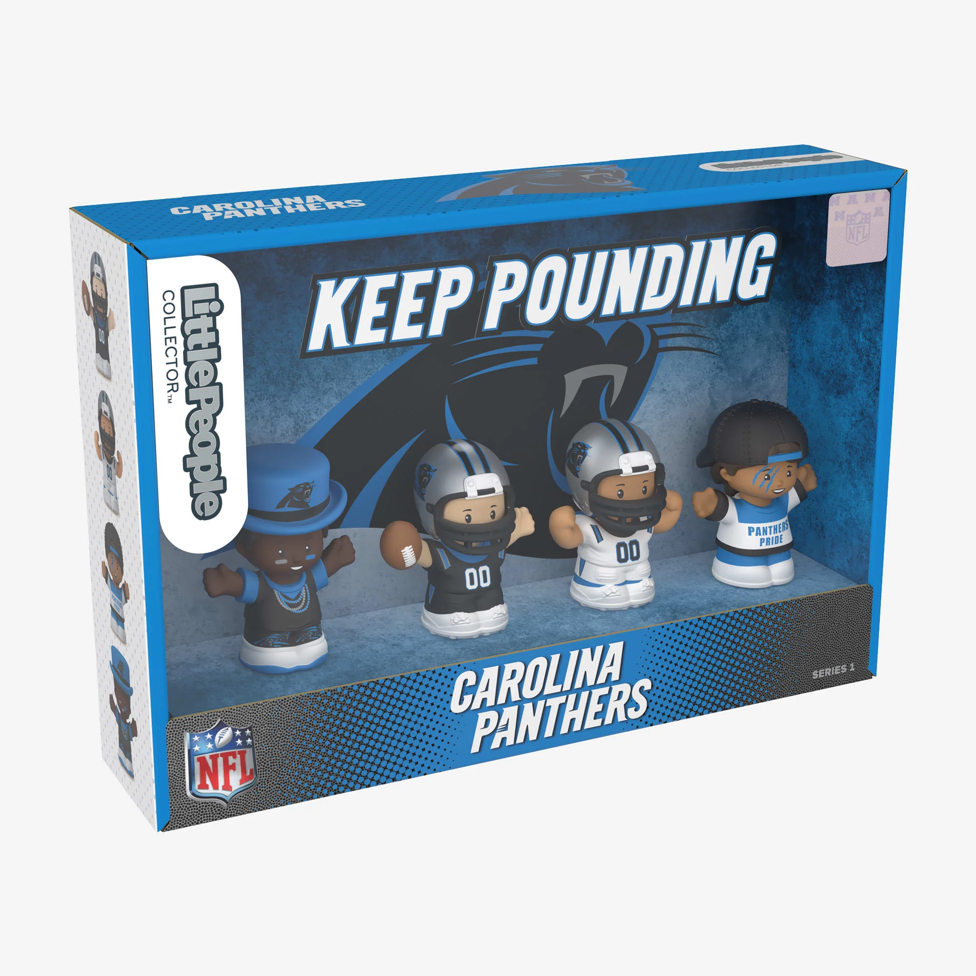 Mattel Creations Little People Collector x NFL Carolina Panthers Set