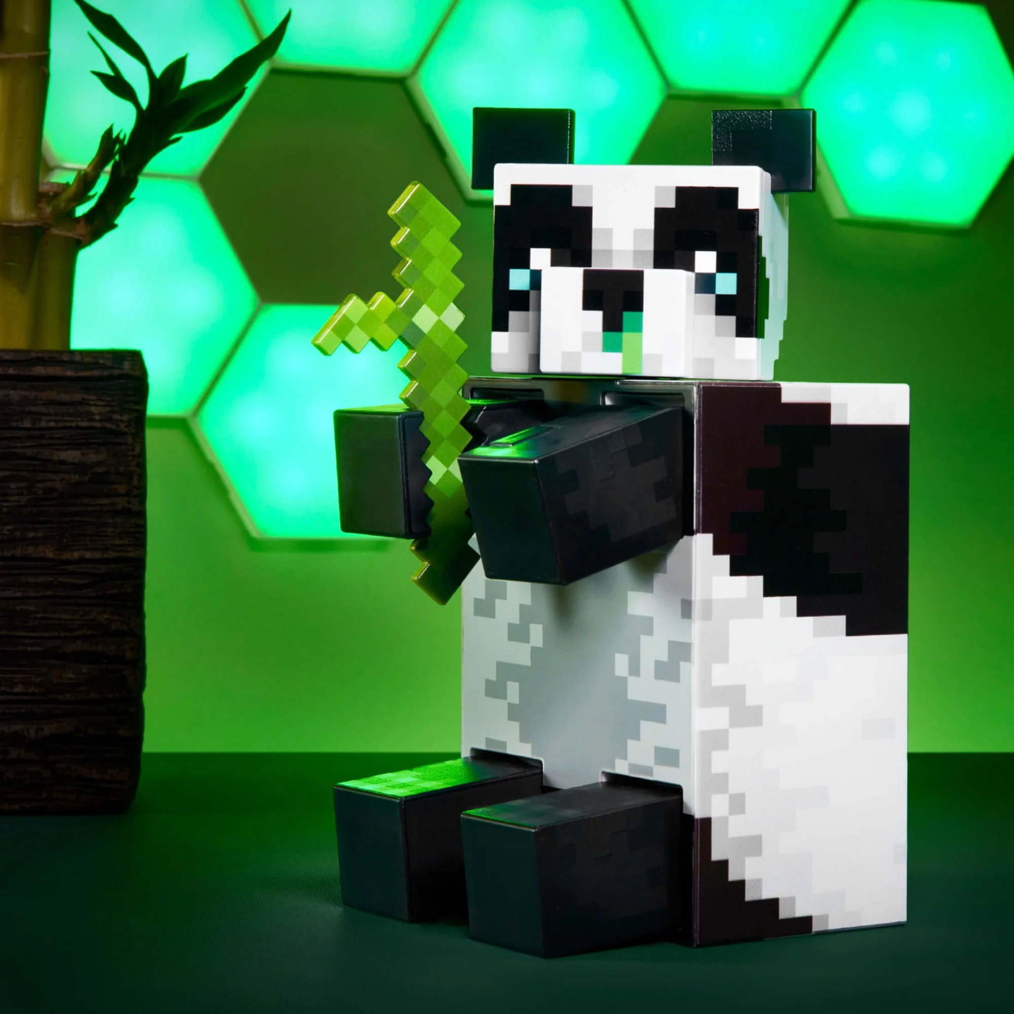 Mattel Creations Minecraft Diamond Level Panda Figure
