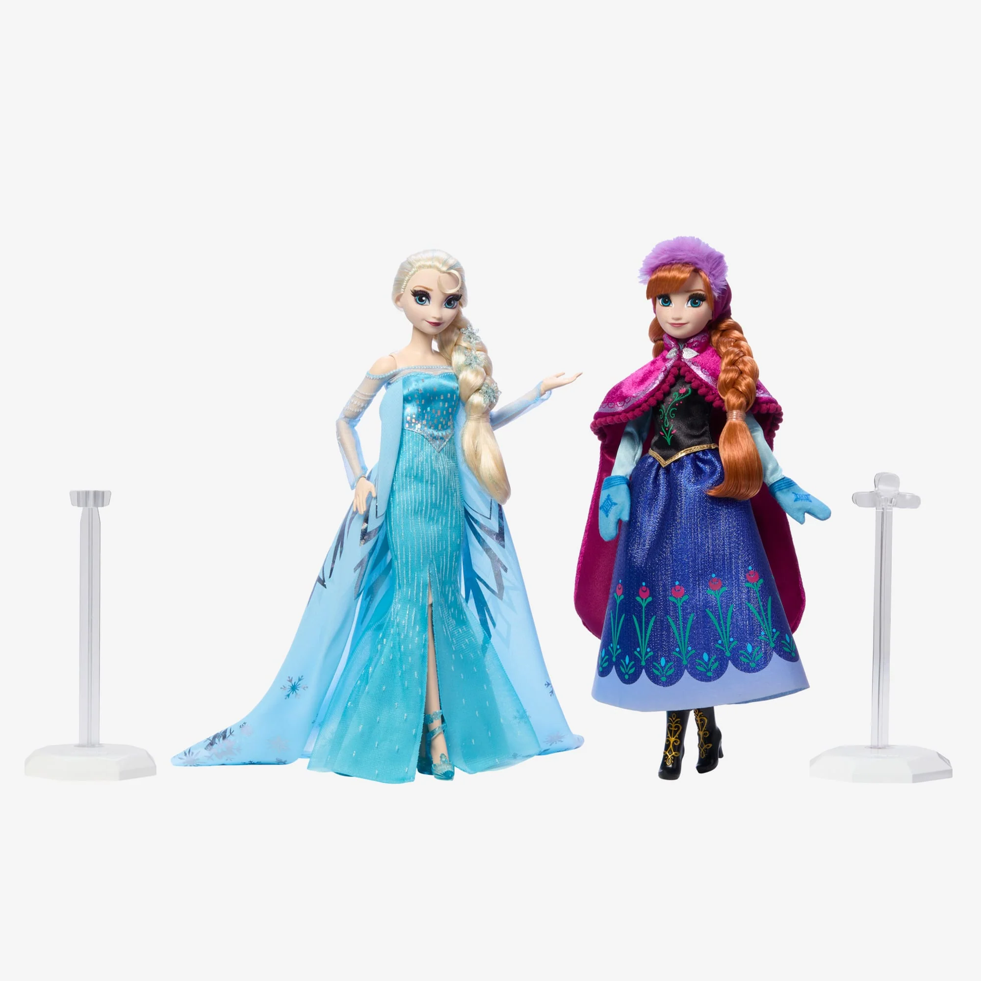 Mattel Creations Disney100 Frozen Anna and Elsa Collector Dolls