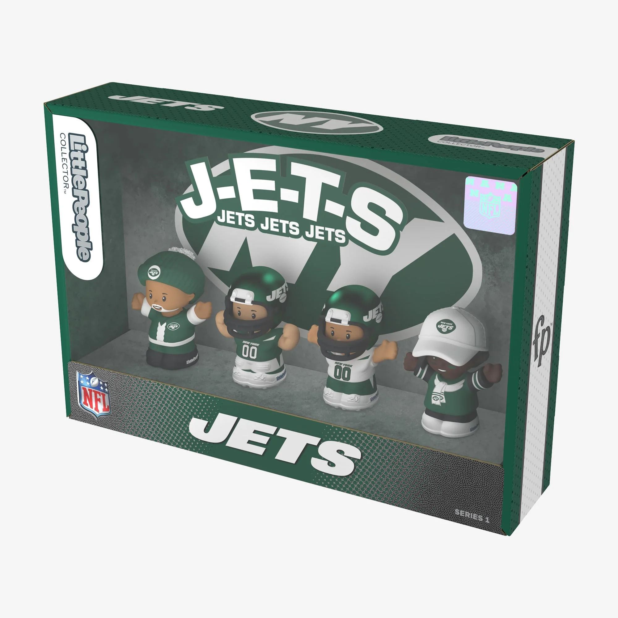 Mattel Creations Little People Collector x NFL New York Jets Set
