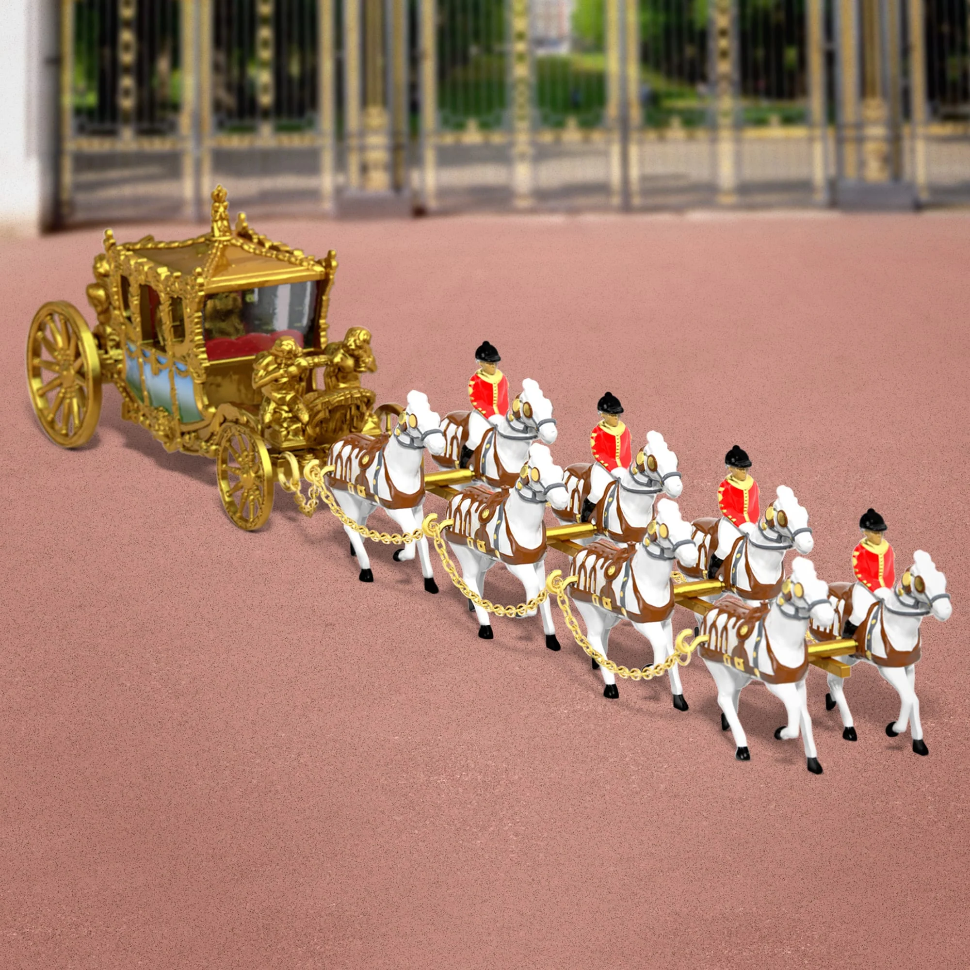 Mattel Creations Matchbox Collectors Coronation Gold State Coach