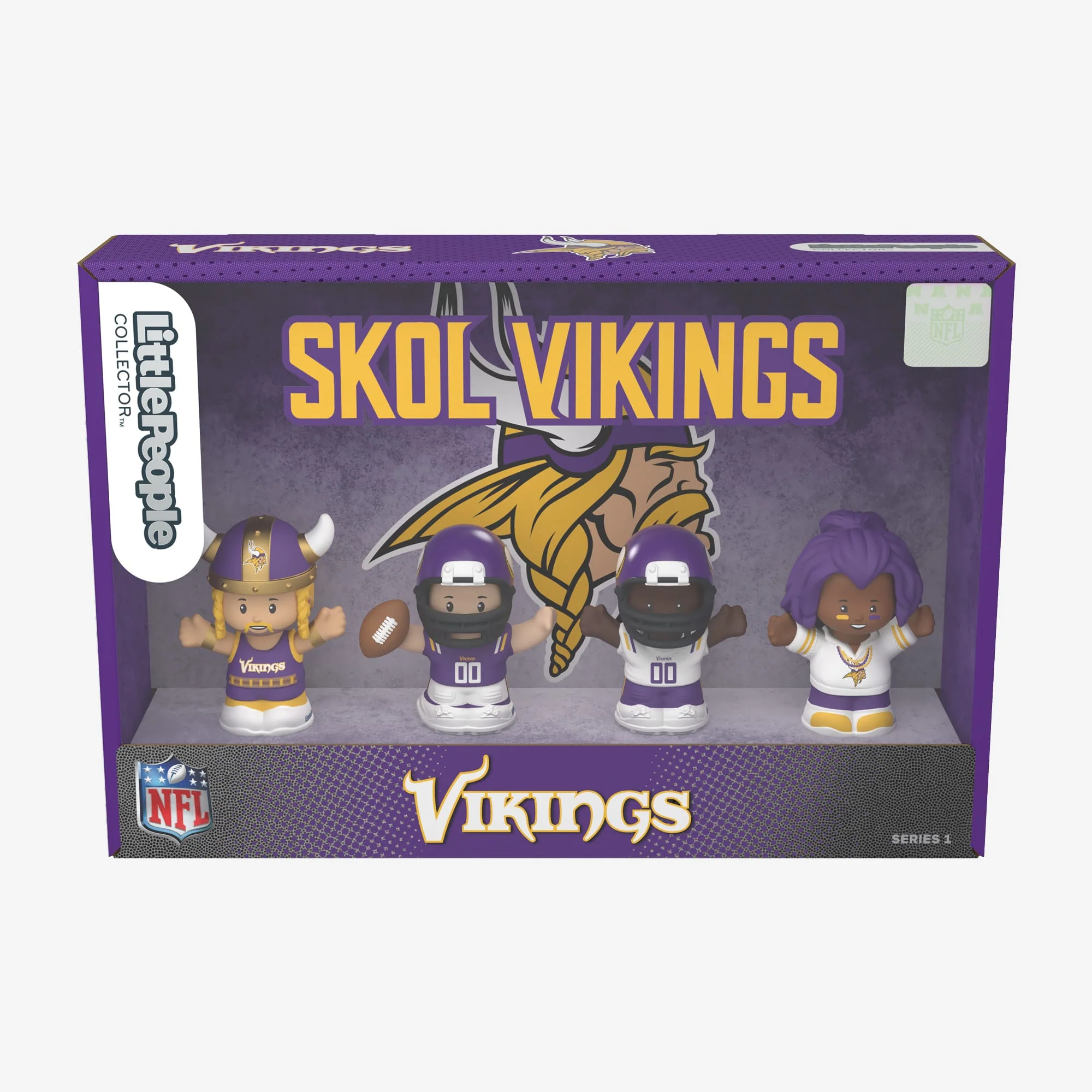Mattel Creations Little People Collector x NFL Minnesota Vikings Set