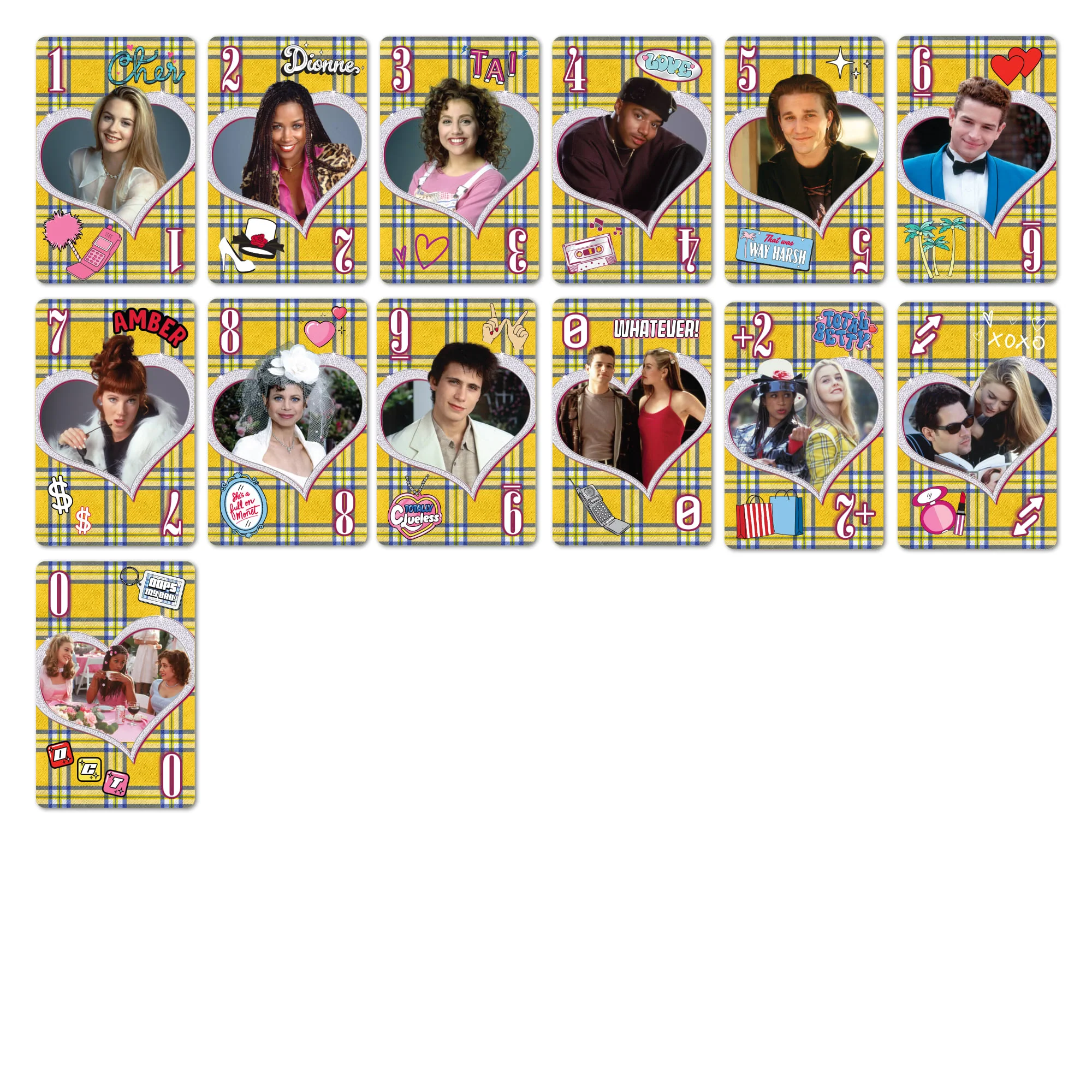 Mattel Creations UNO Fandom x Clueless 30th Anniversary Deck