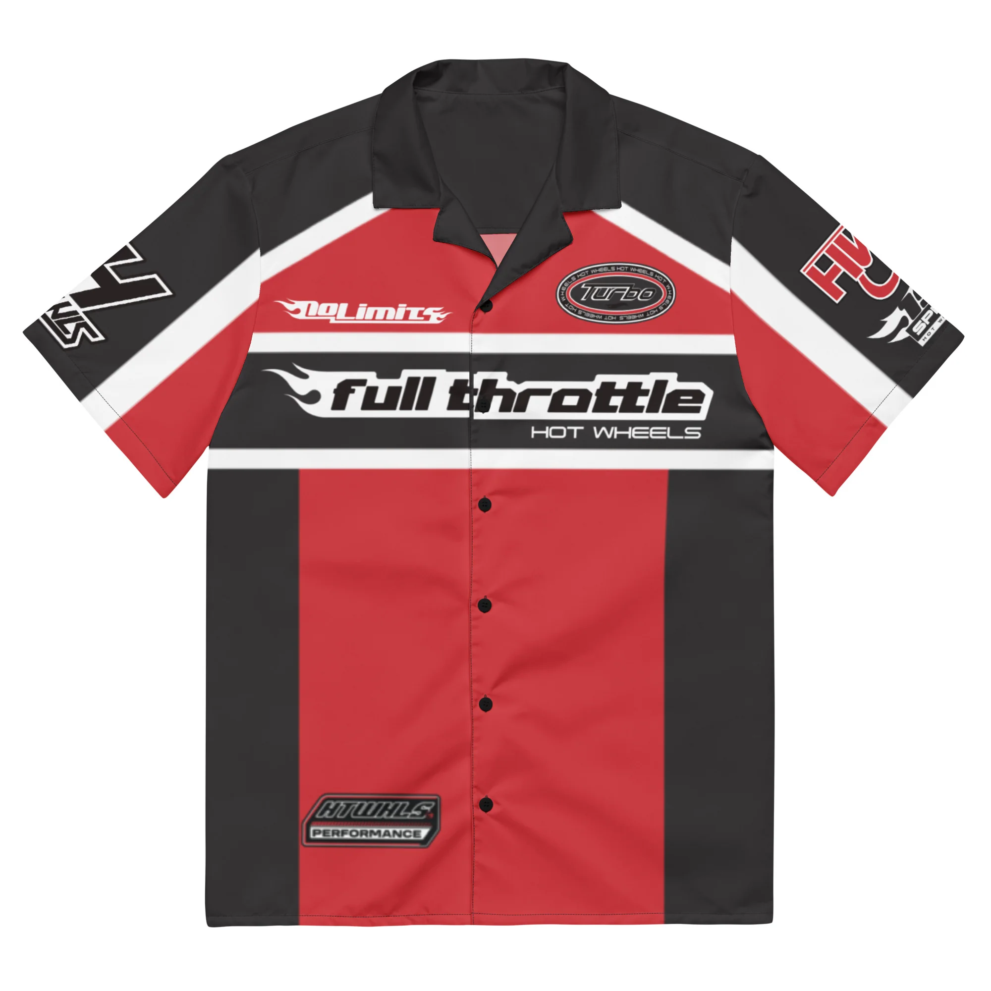 Mattel Creations Hot Wheels Racing Red Mechanic Shirt