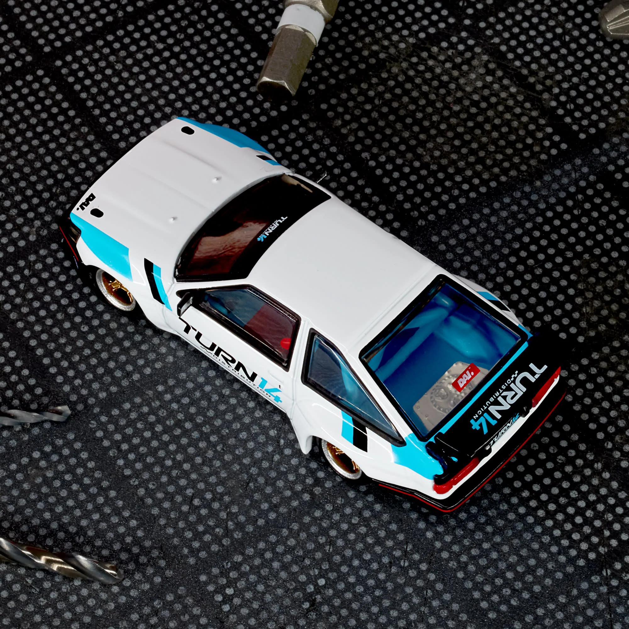 Mattel Creations Elite 64 Toyota Corolla Levin (AE86) Custom