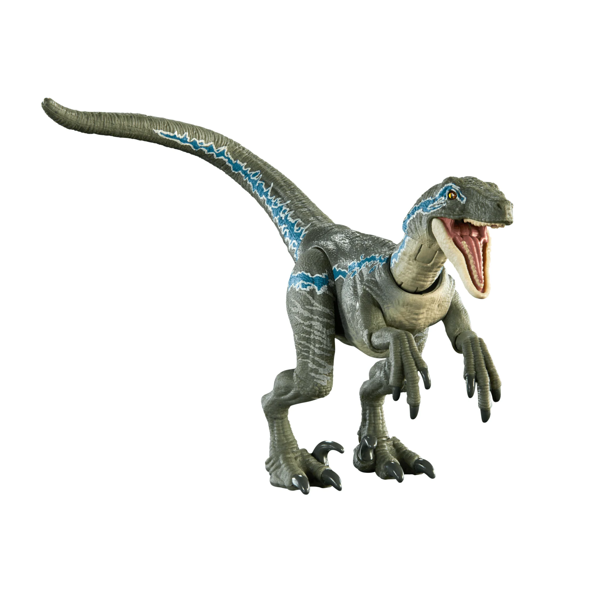 Mattel Creations Jurassic World Hammond Collection Velociraptor Blue Dinosaur Figure