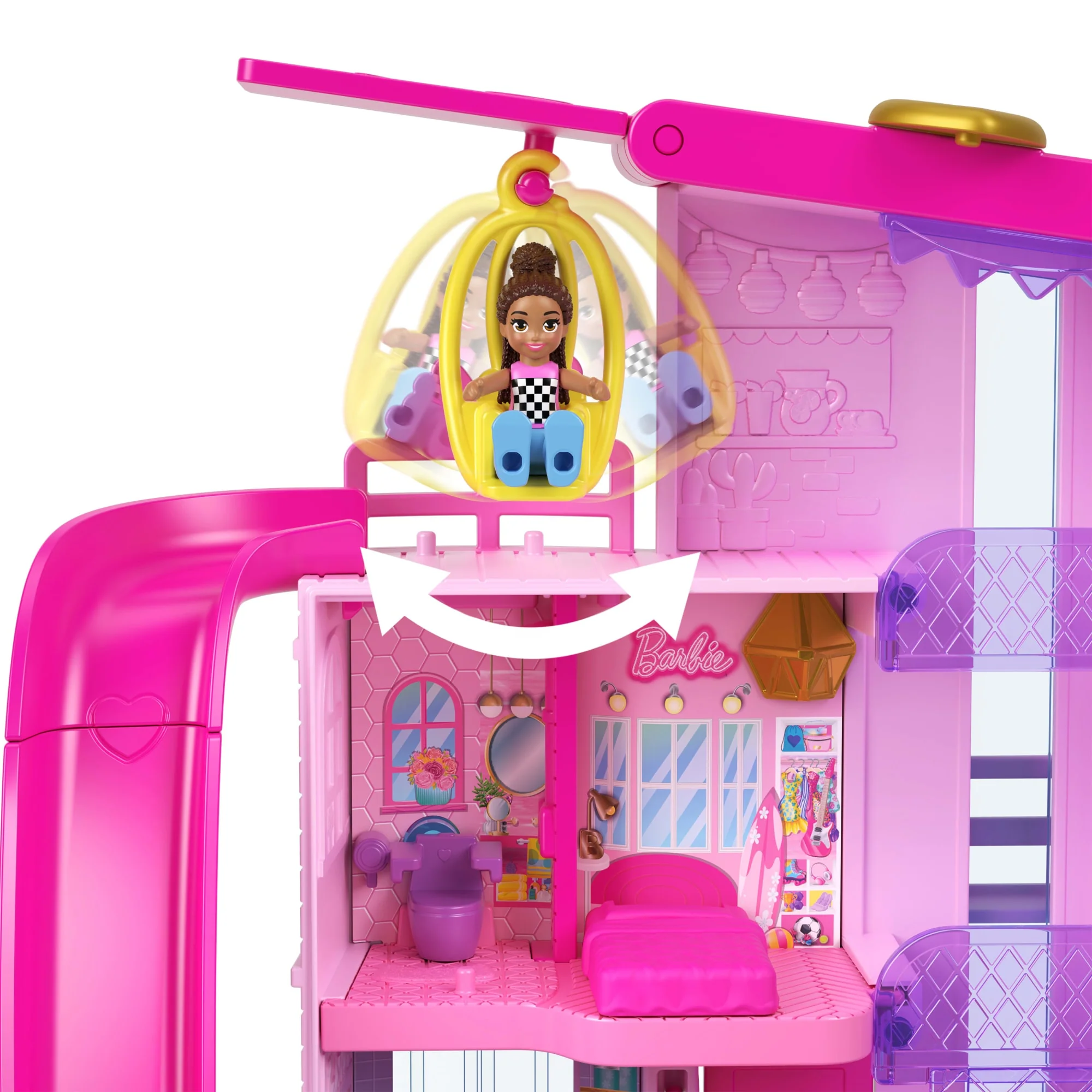Mattel Creations Polly Pocket Barbie Dreamhouse Compact