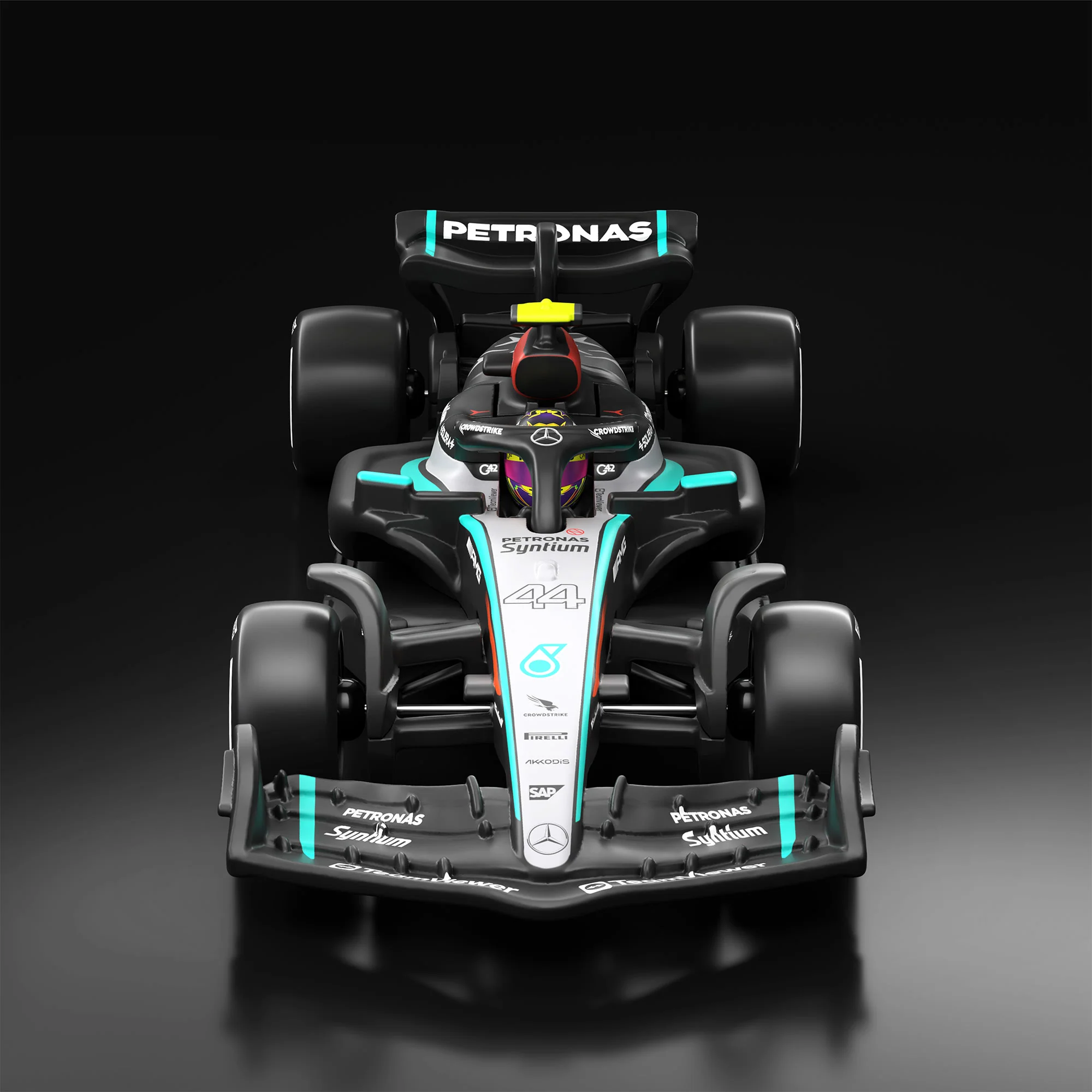 Mattel Creations Hot Wheels F1 Series: Mercedes-AMG PETRONAS Formula One Team W15 Car #44