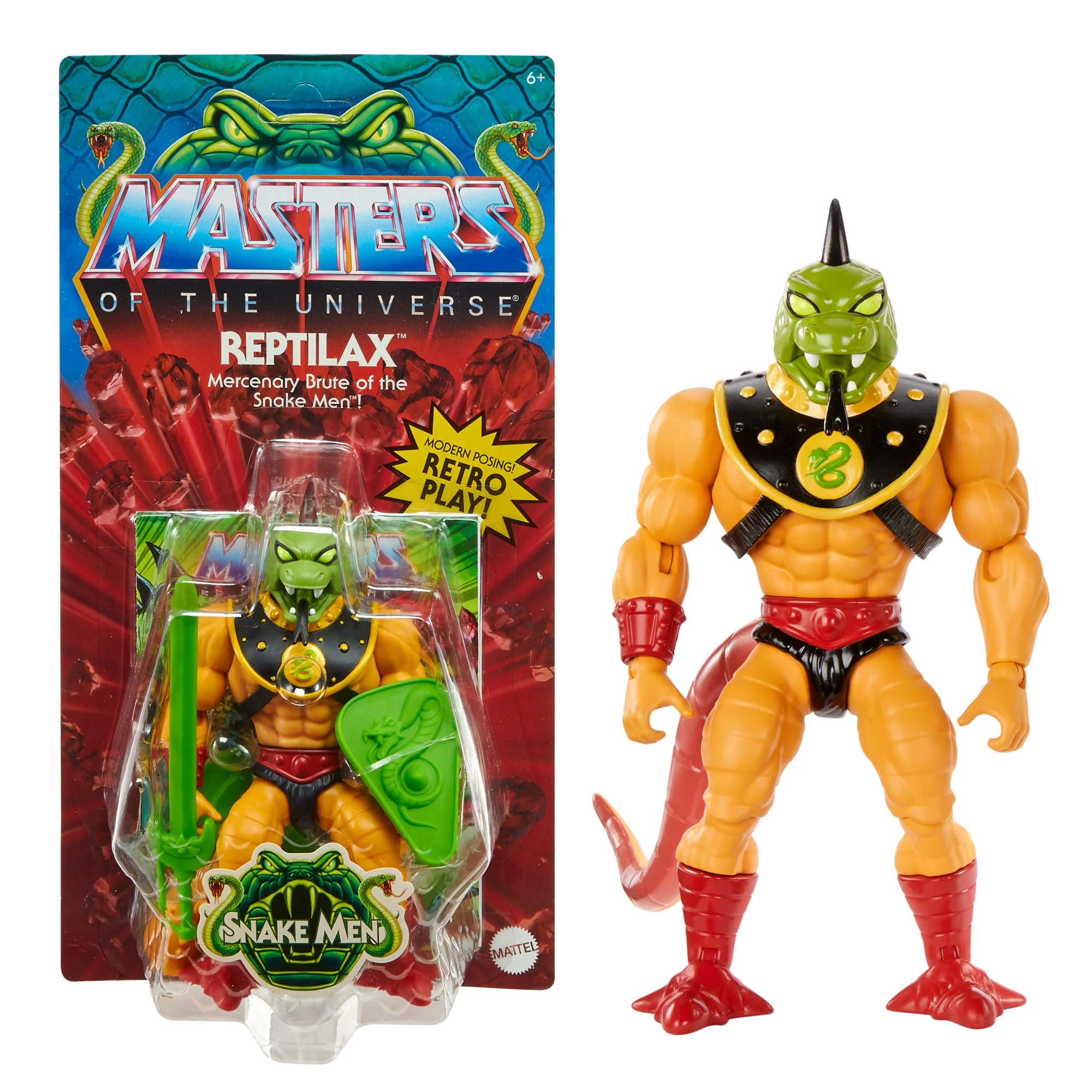 Mattel Creations Masters of the Universe Origins Reptilax Action Figure