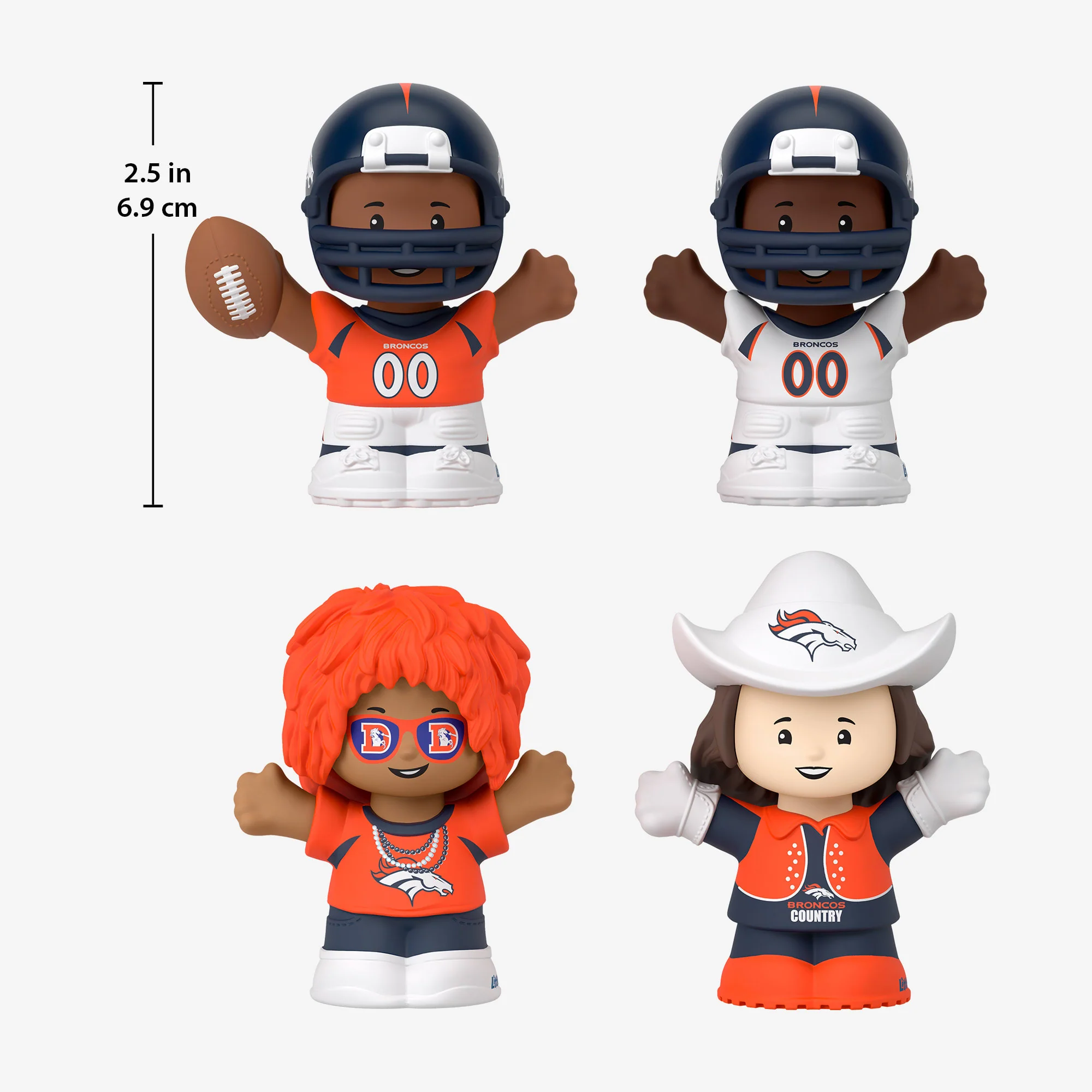 Mattel Creations Little People Collector x NFL Denver Broncos Set