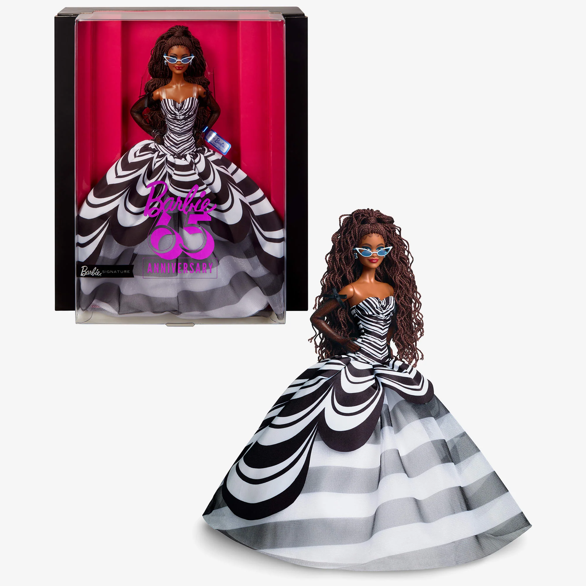 Mattel Creations Barbie 65th Anniversary Doll With Brunette Hair