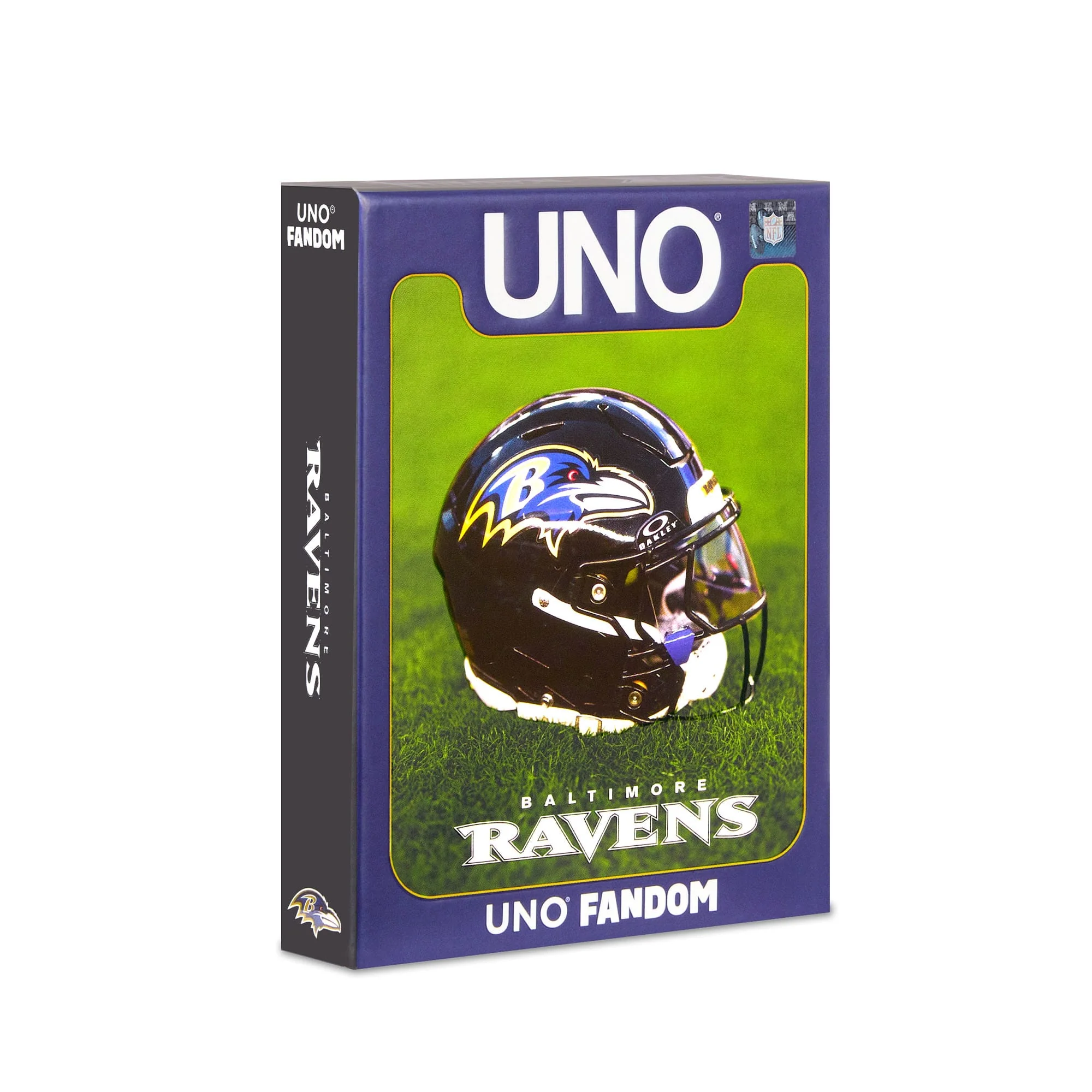 Mattel Creations UNO Fandom NFL Baltimore Ravens Game Deck