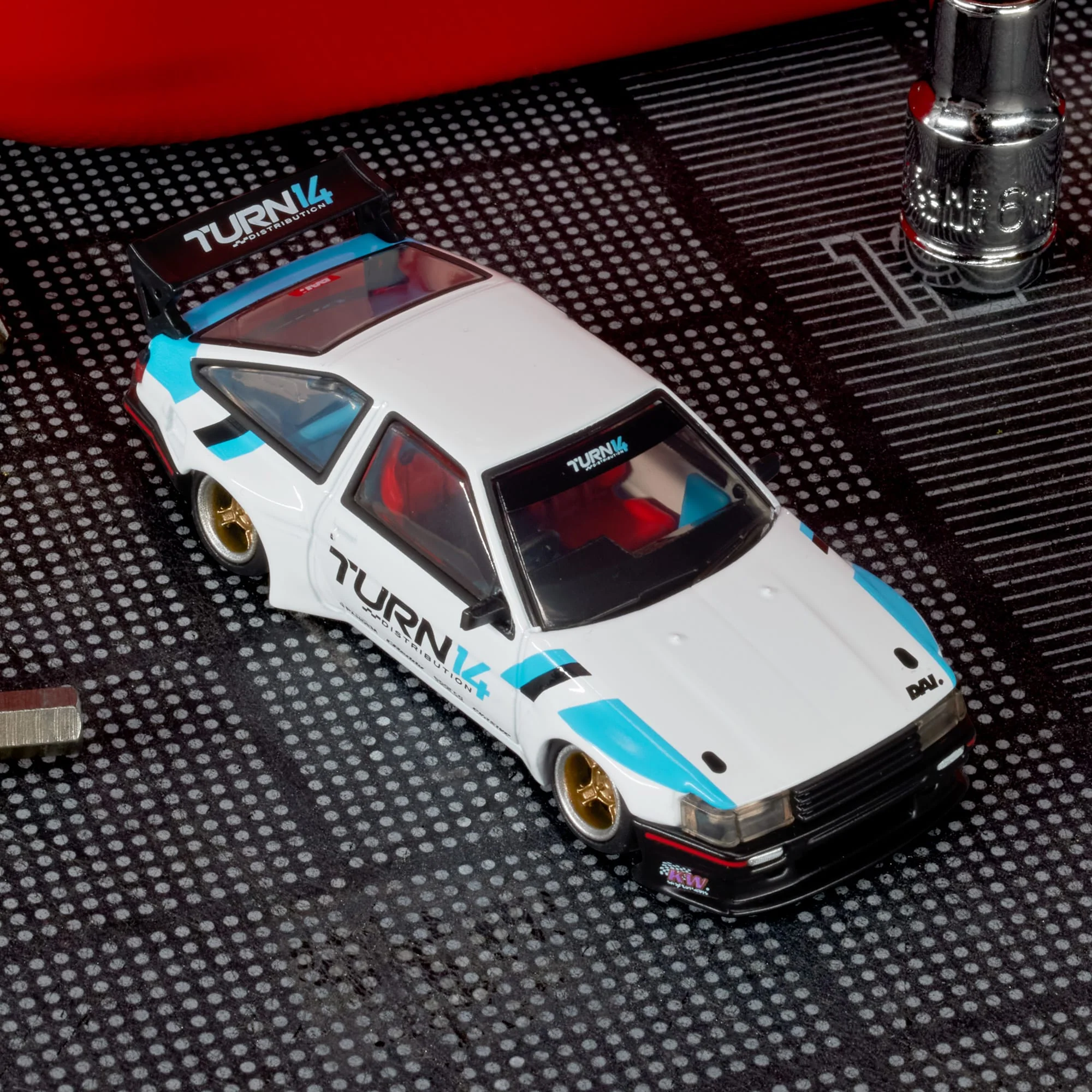 Mattel Creations Elite 64 Toyota Corolla Levin (AE86) Custom