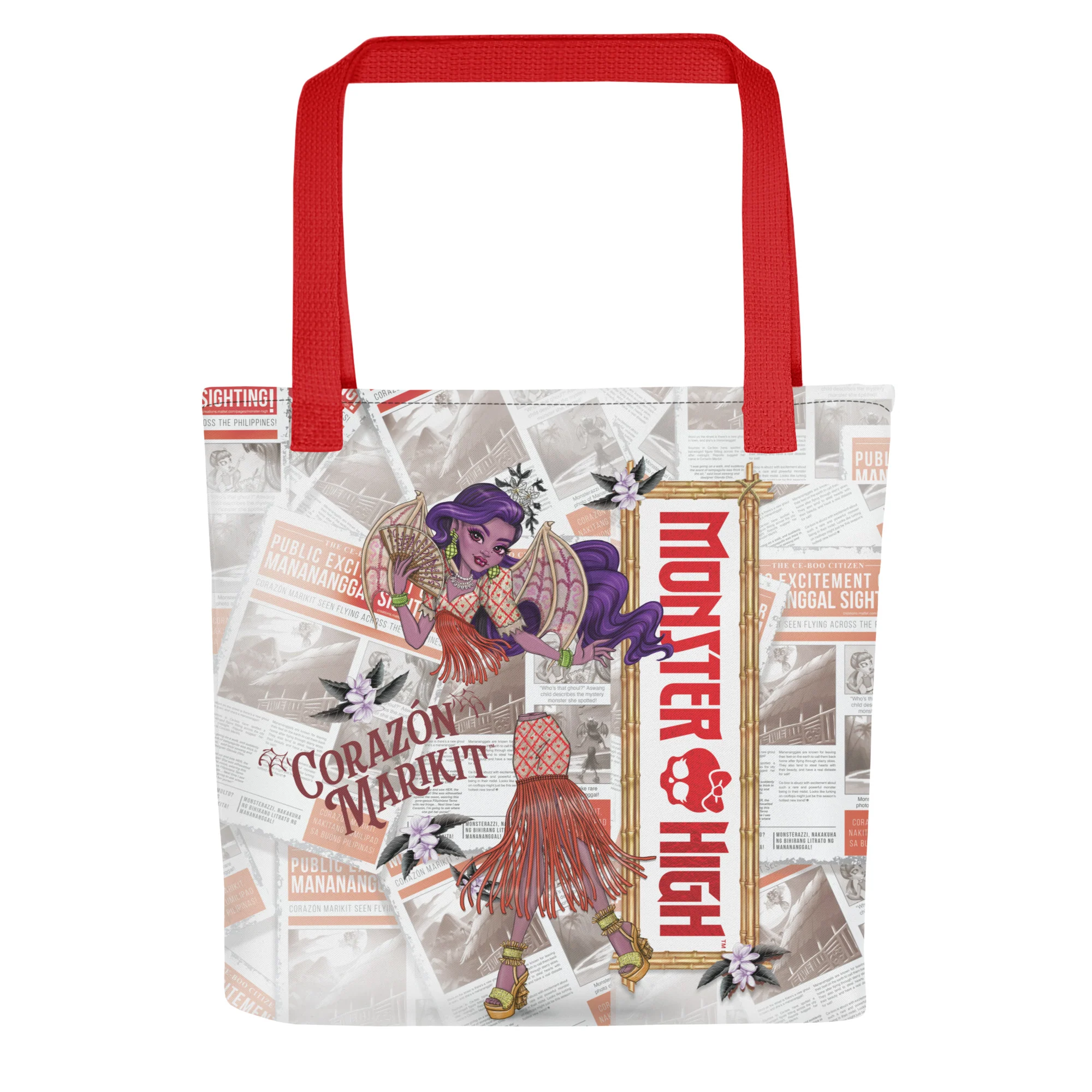 Mattel Creations Monster High Corazon Marikit Multi Tote Bag