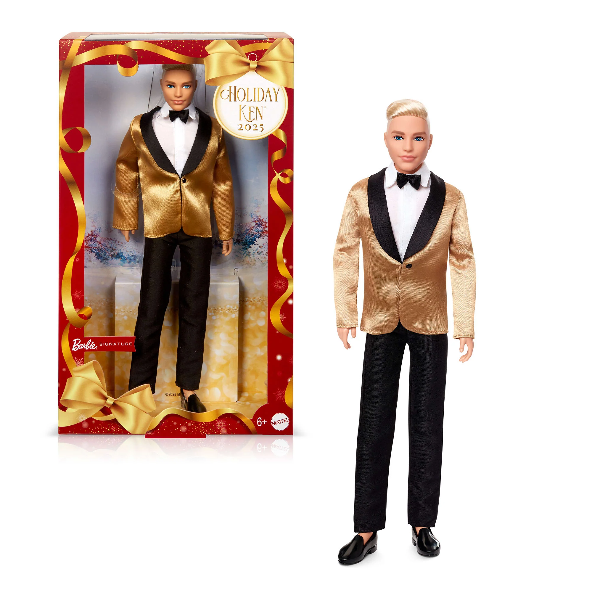 Mattel Creations 2025 Holiday Ken Doll 4