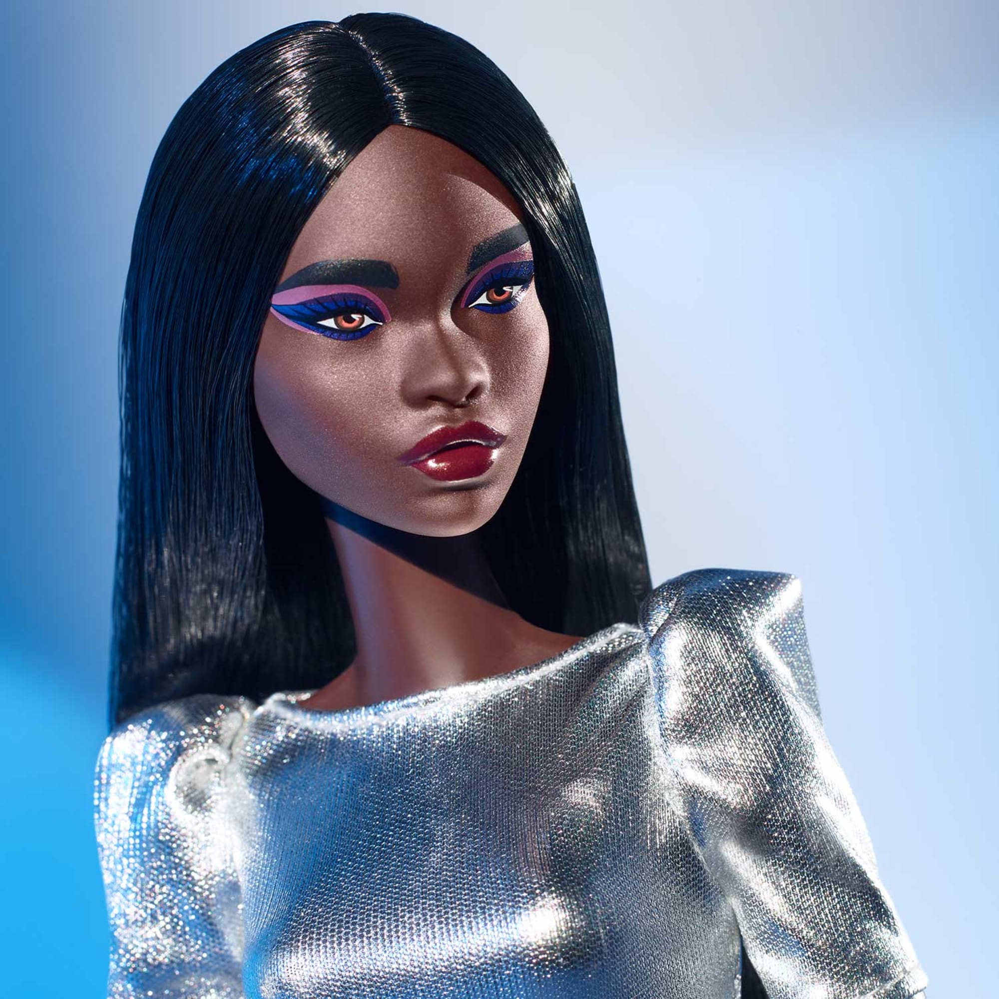 Mattel Creations Barbie Signature Barbie Looks Doll (Tall, Dark Brown)