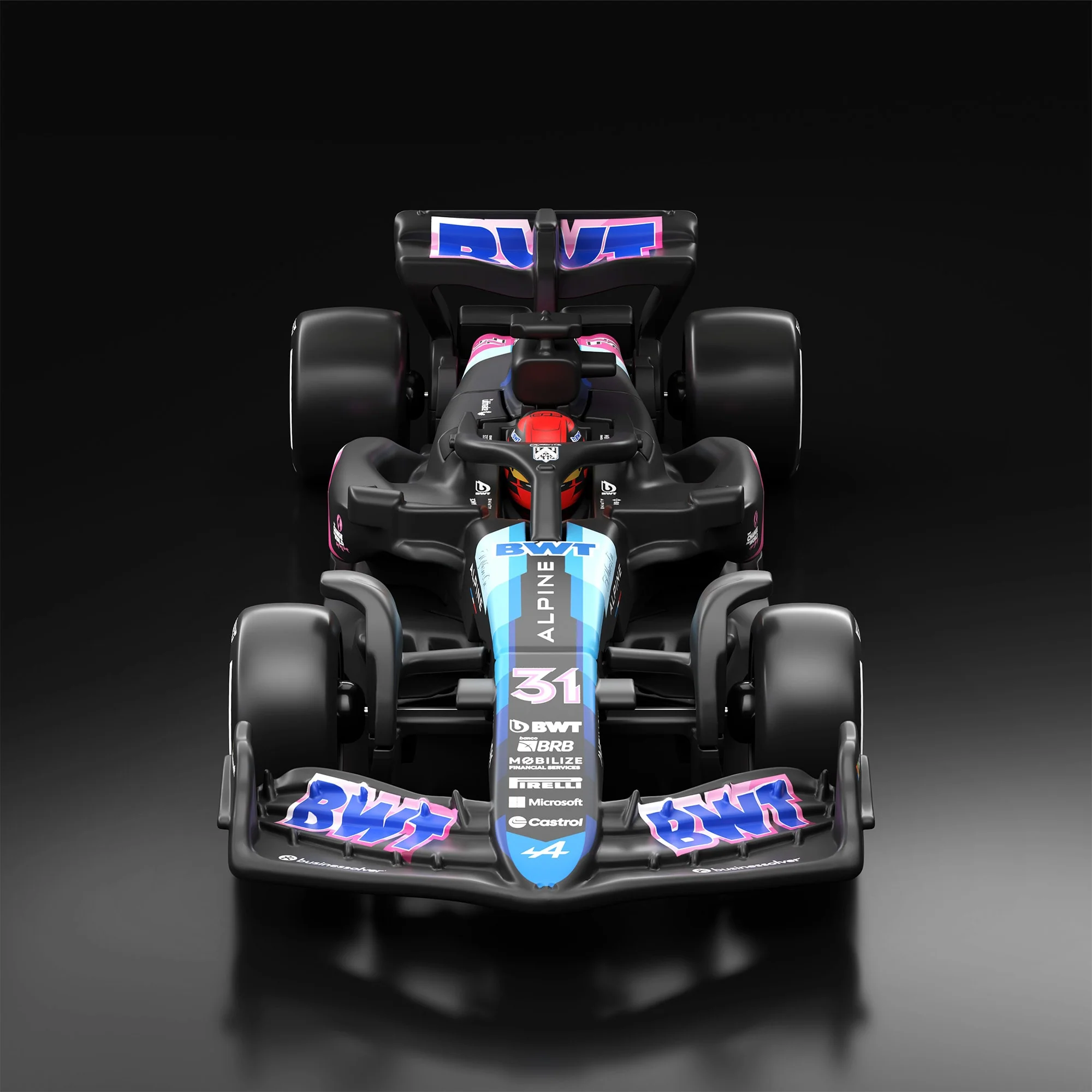 Mattel Creations Hot Wheels F1 Series: BWT Alpine F1 Team A524 Car #31