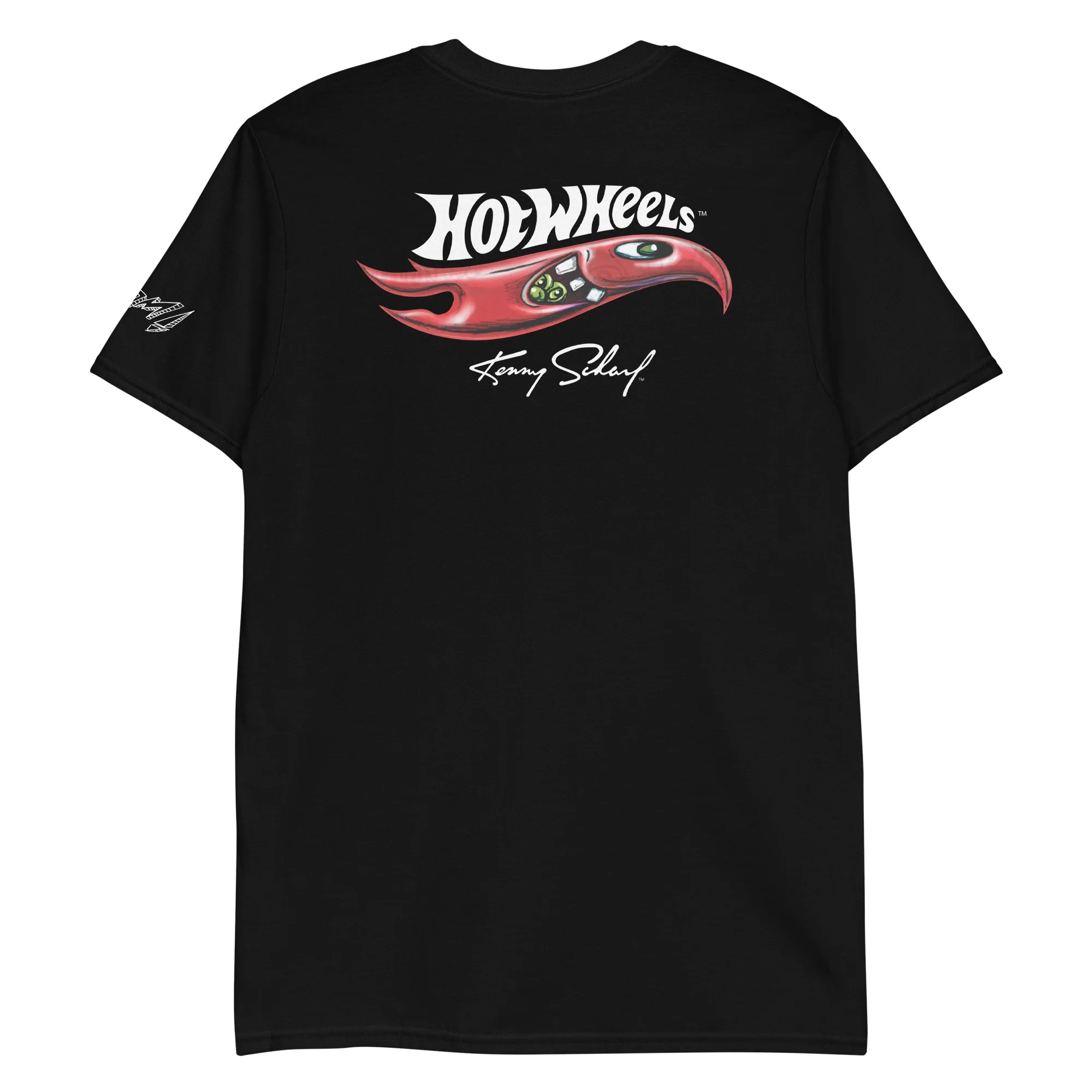Mattel Creations Hot Wheels x Kenny Scharf Black T-Shirt