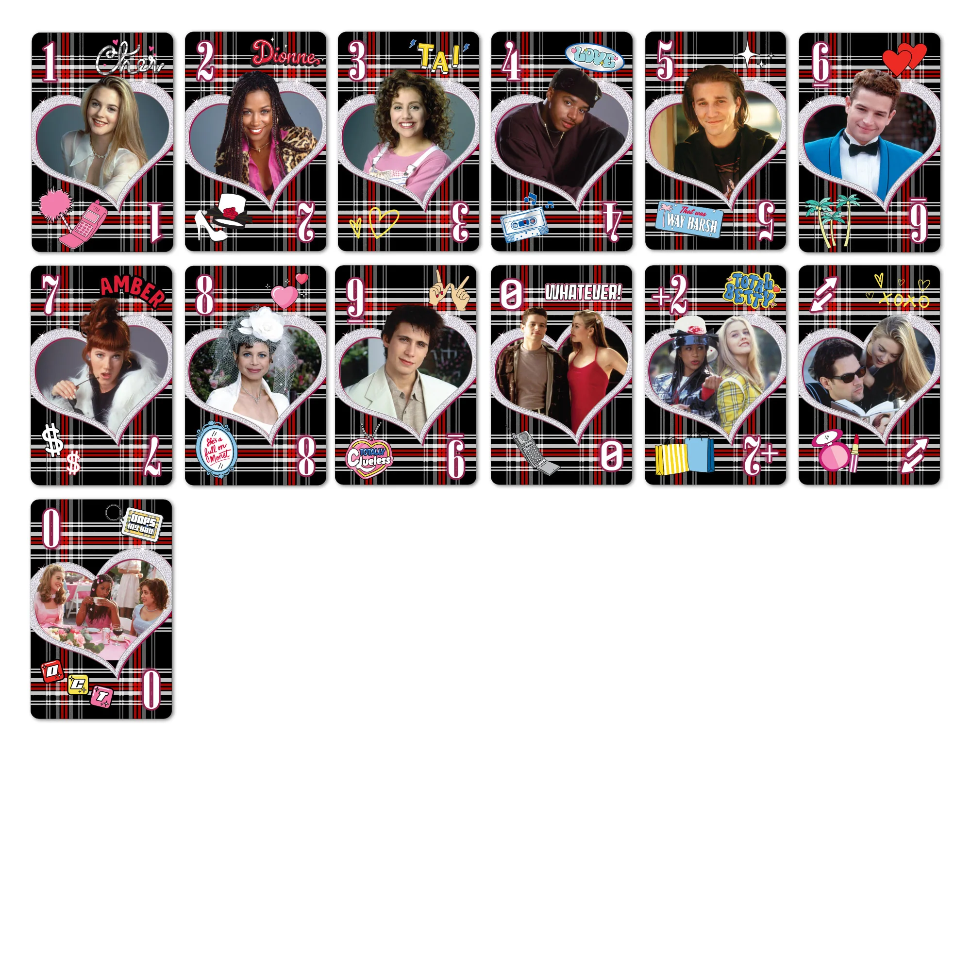 Mattel Creations UNO Fandom x Clueless 30th Anniversary Deck