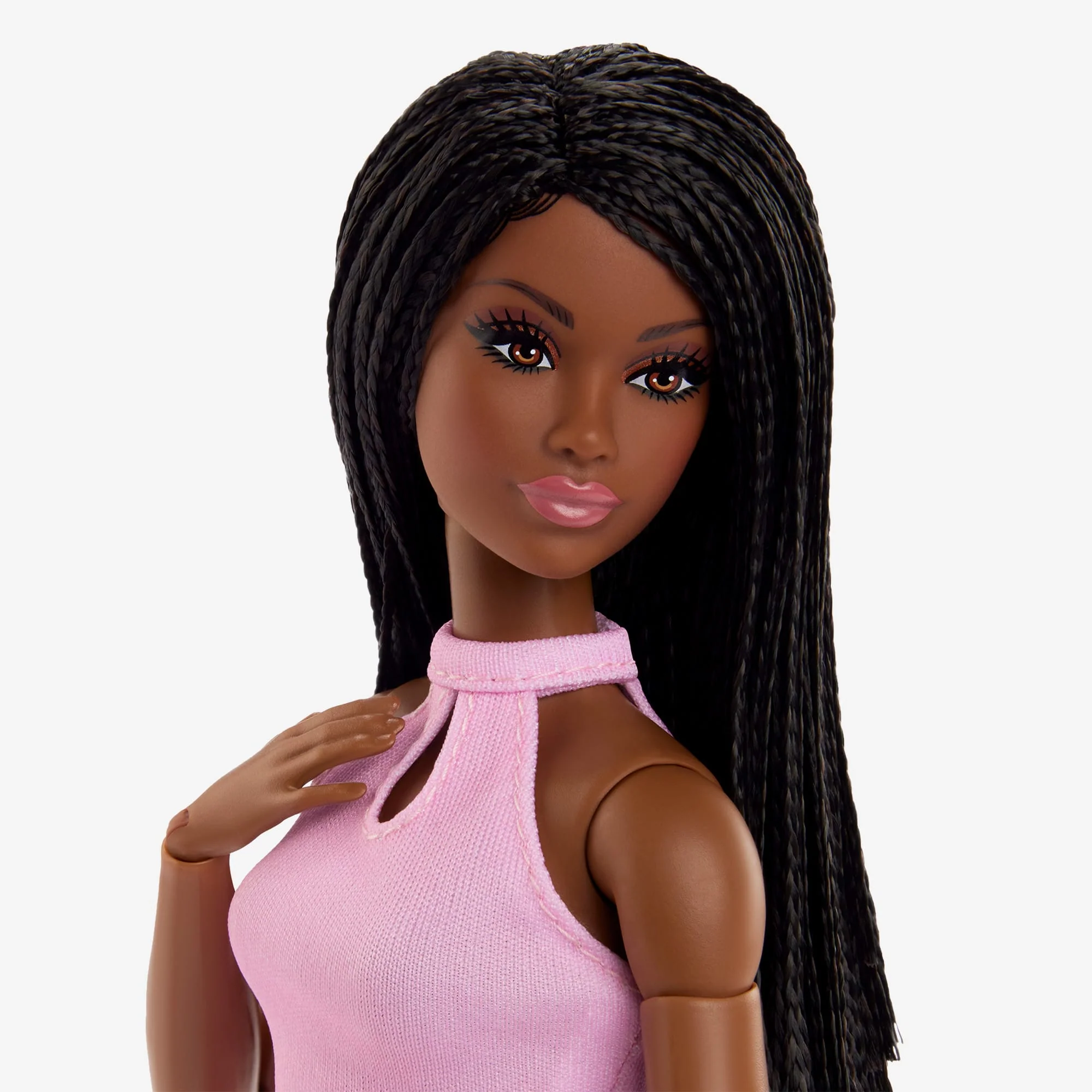 Mattel Creations Barbie Looks Doll #21 (Original, Long Black Hair)
