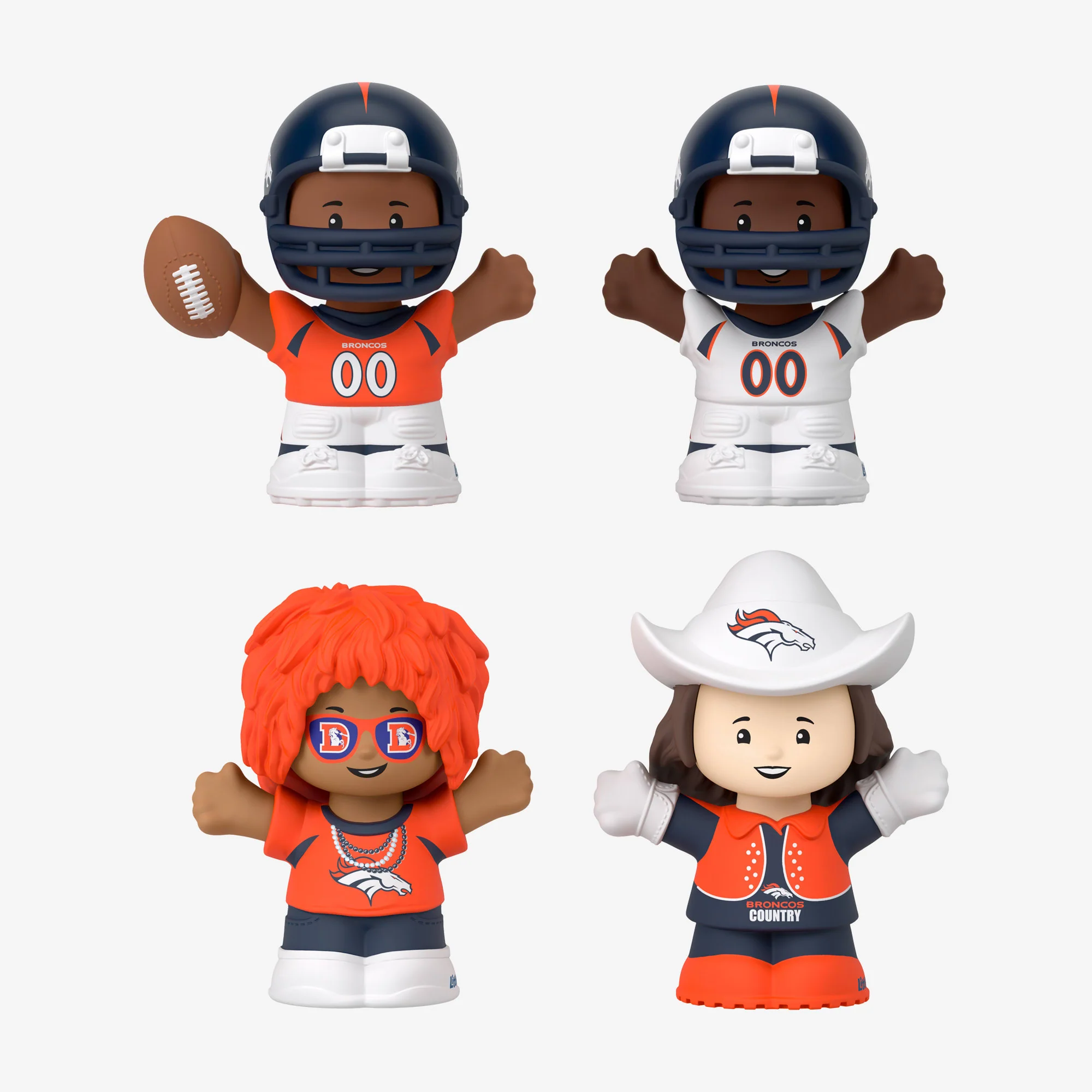 Mattel Creations Little People Collector x NFL Denver Broncos Set