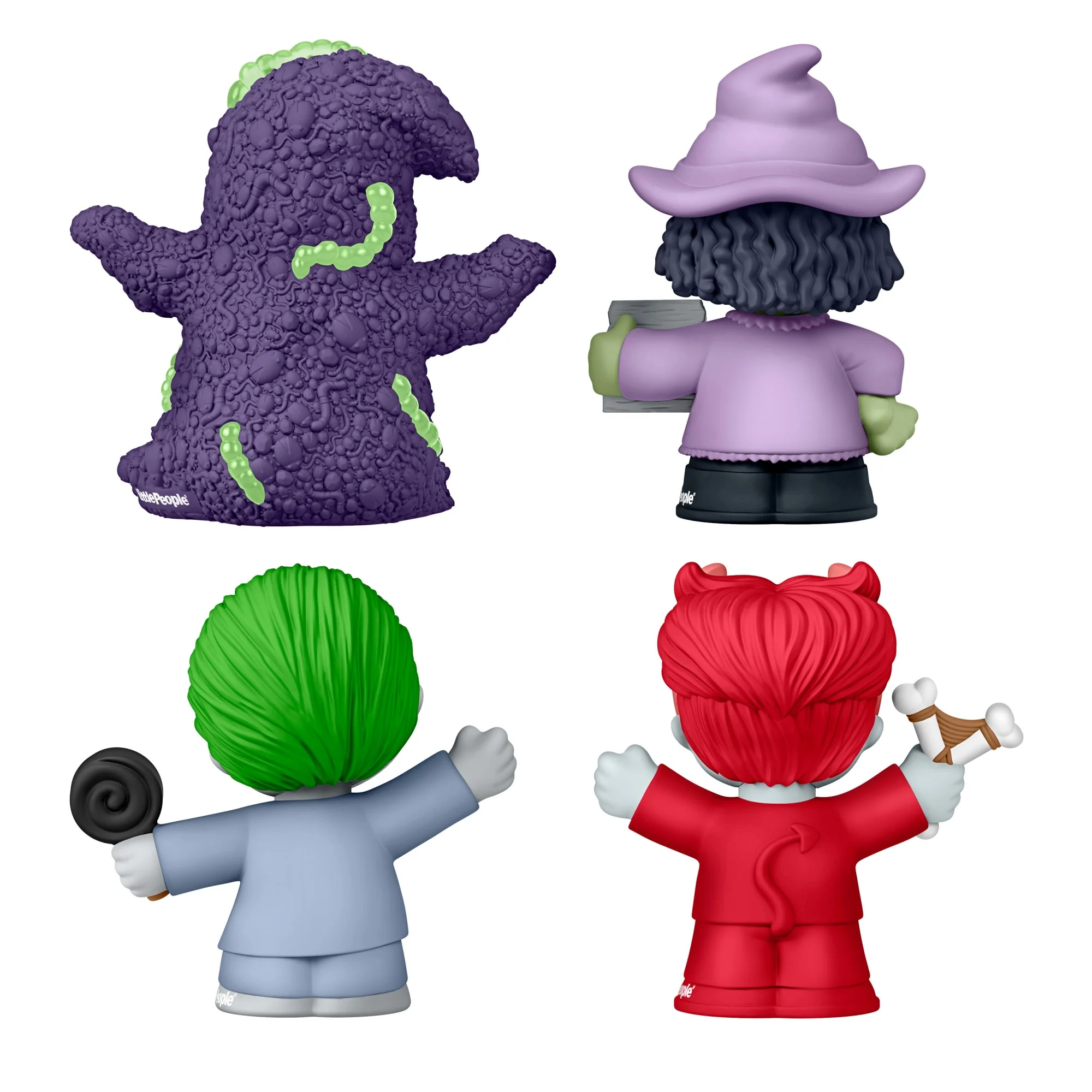 Mattel Creations Little People Collector Disney Tim Burton's The Nightmare Before Christmas Lock Shock & Barrel Set