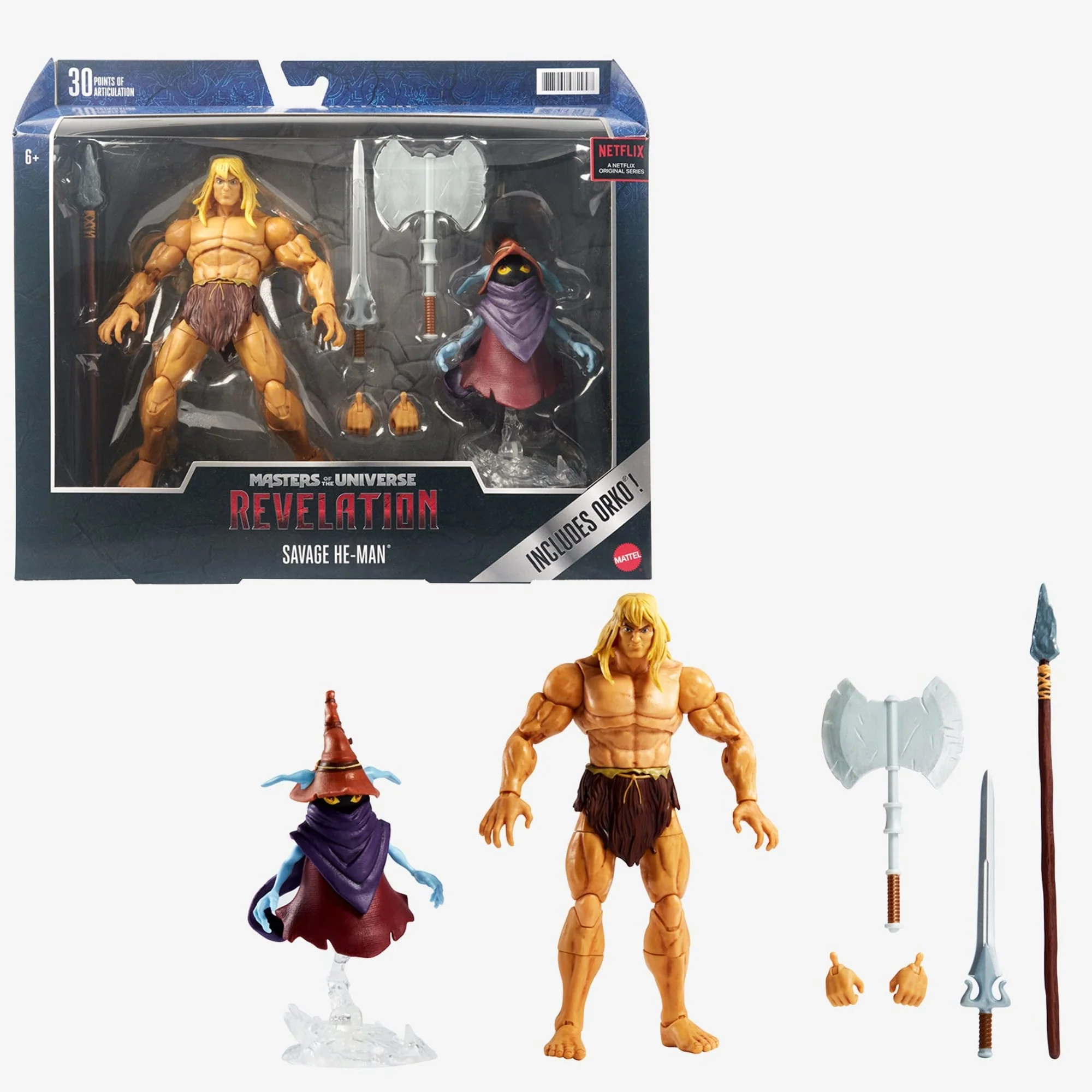 Mattel Creations Masters of the Universe Masterverse Revelation Savage He-Man Action Figure