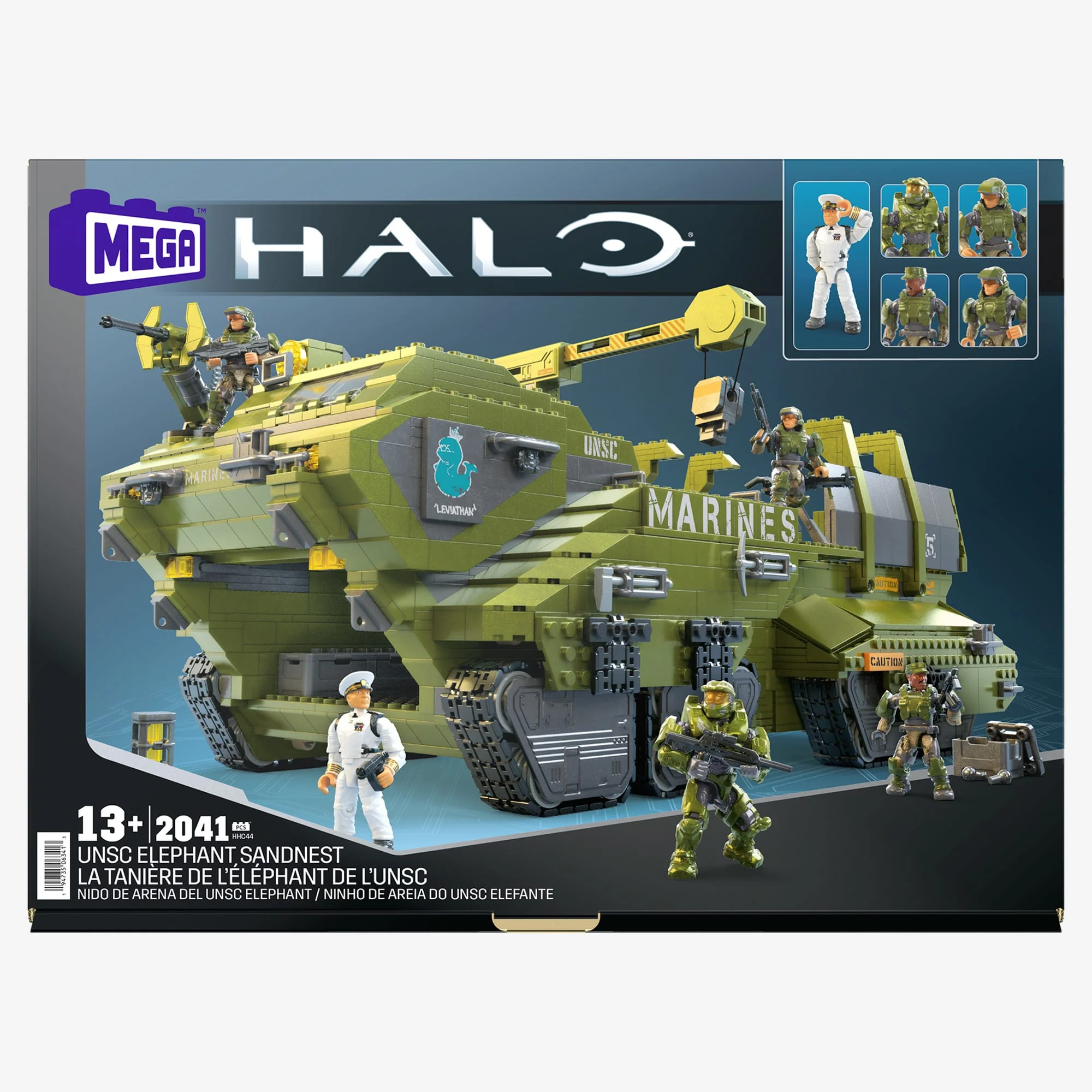 Mattel Creations MEGA Halo UNSC Elephant Sandnest Building Kit