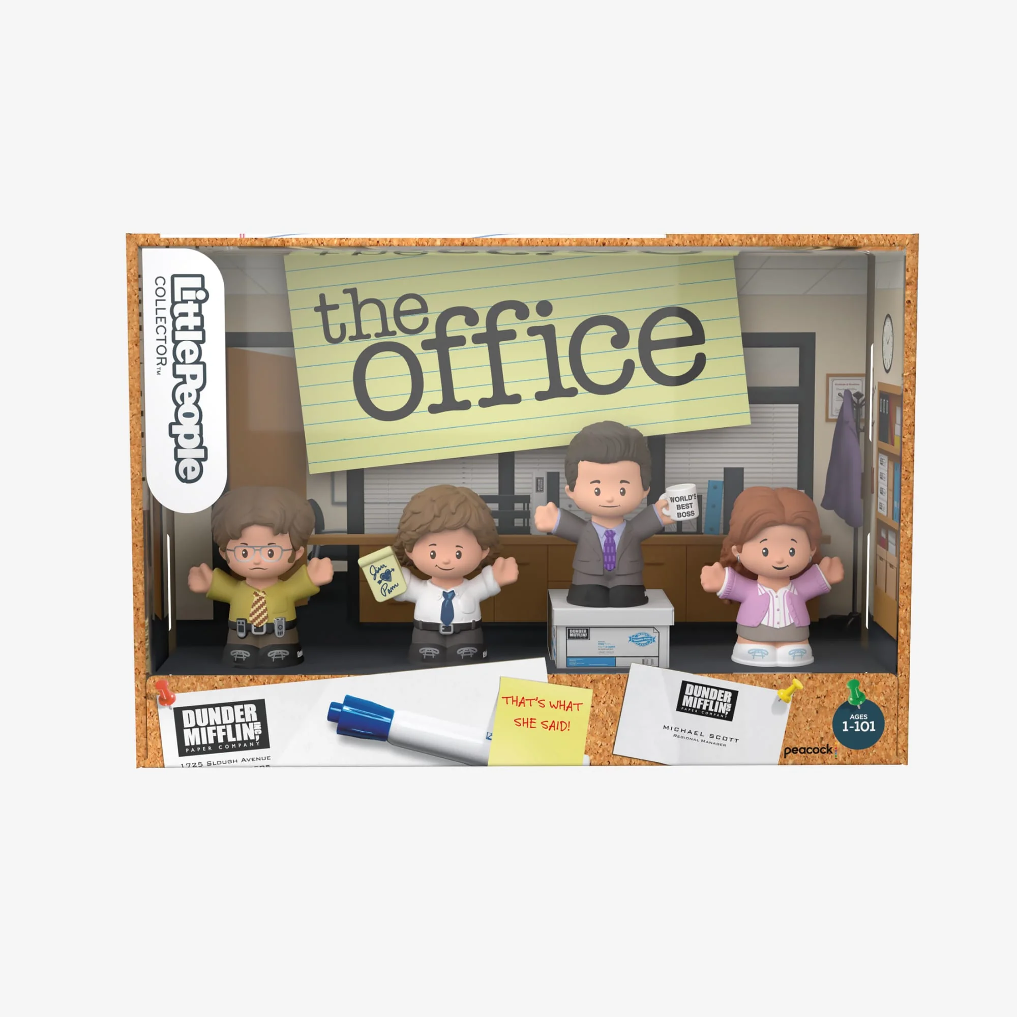 Mattel Creations Little People Collector The Office Figures