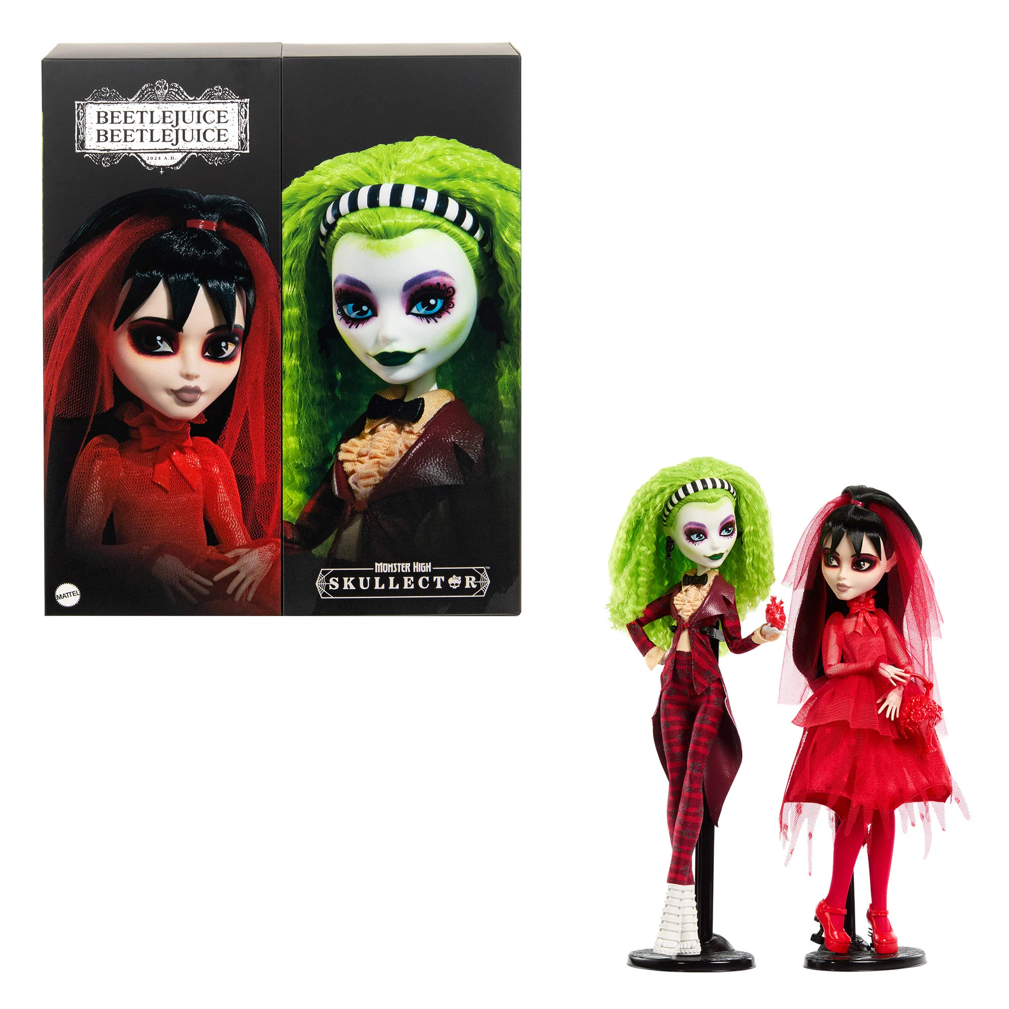 Mattel Creations MONSTER HIGH SKULLECTOR Betelgeuse and Lydia Doll 2-Pack