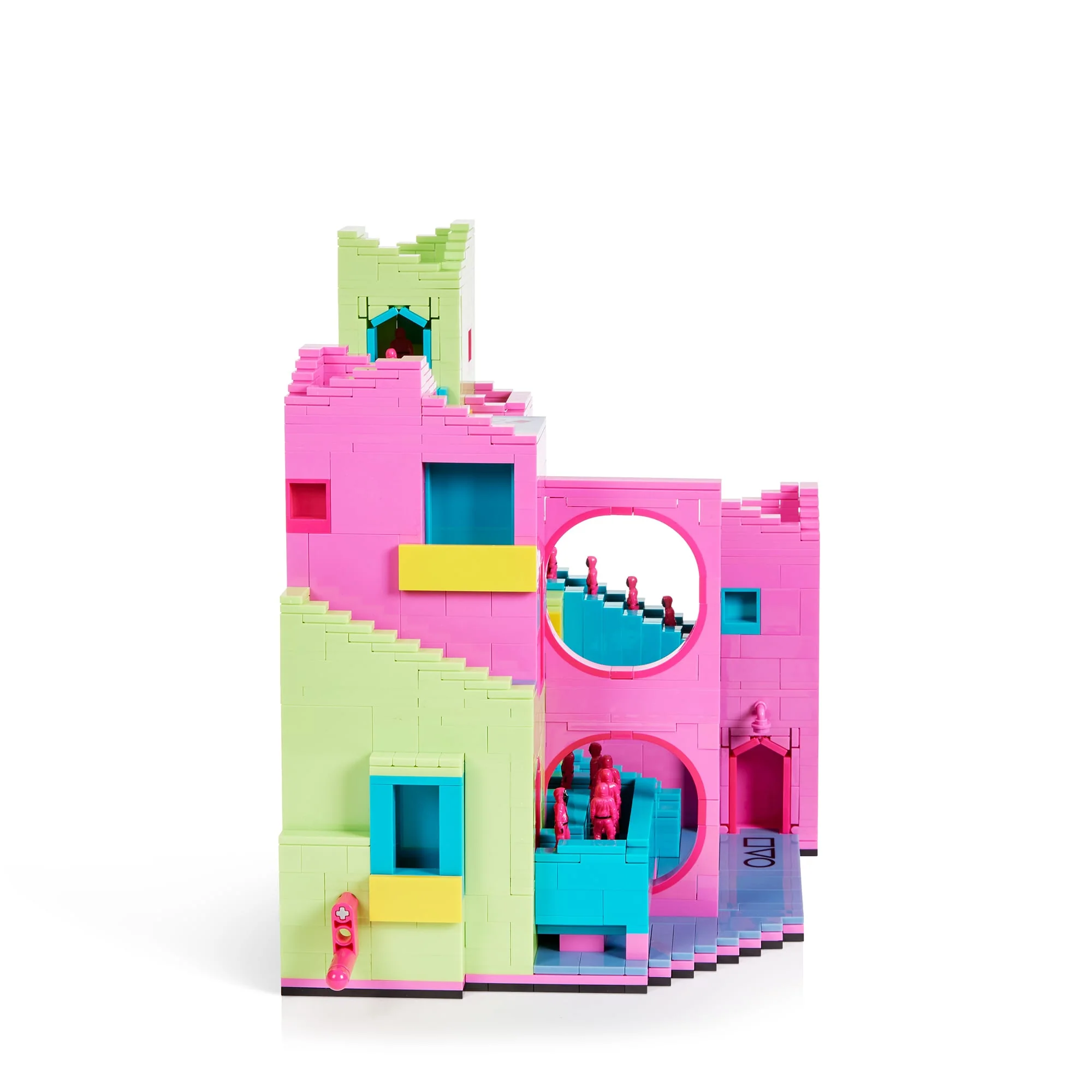 Mattel Creations MEGA Squid Game Staircase Collector Building Set