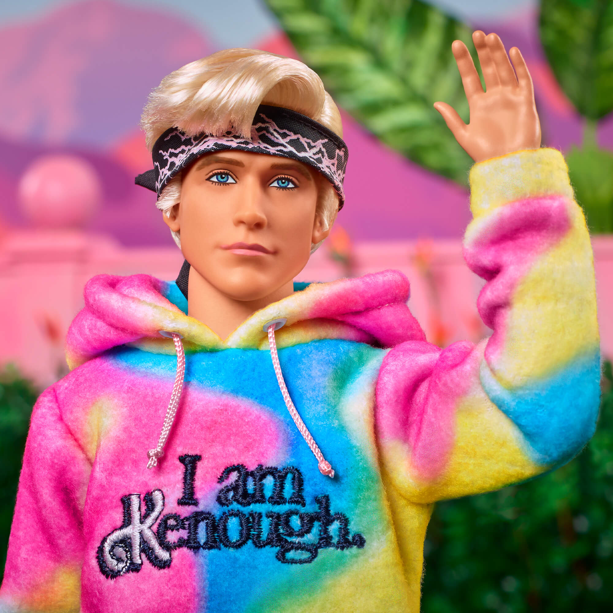 Mattel Creations Ken Doll Wearing “I Am Kenough” Hoodie – Barbie The Movie