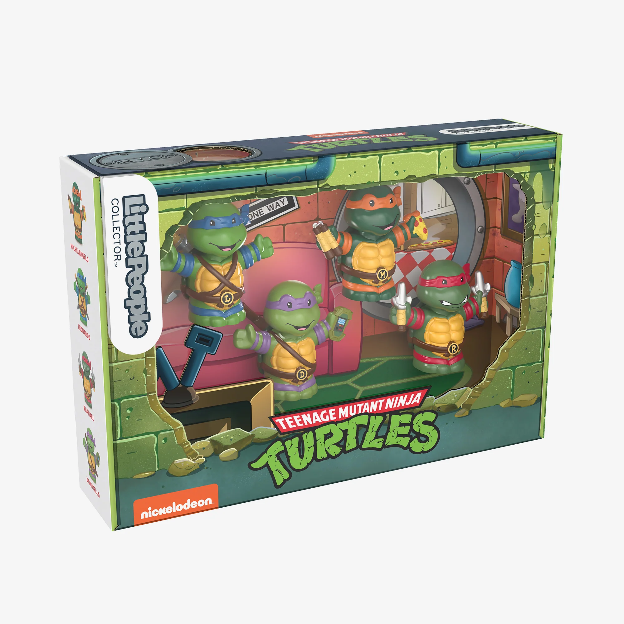 Mattel Creations Little People Collector Teenage Mutant Ninja Turtles Special Edition Set
