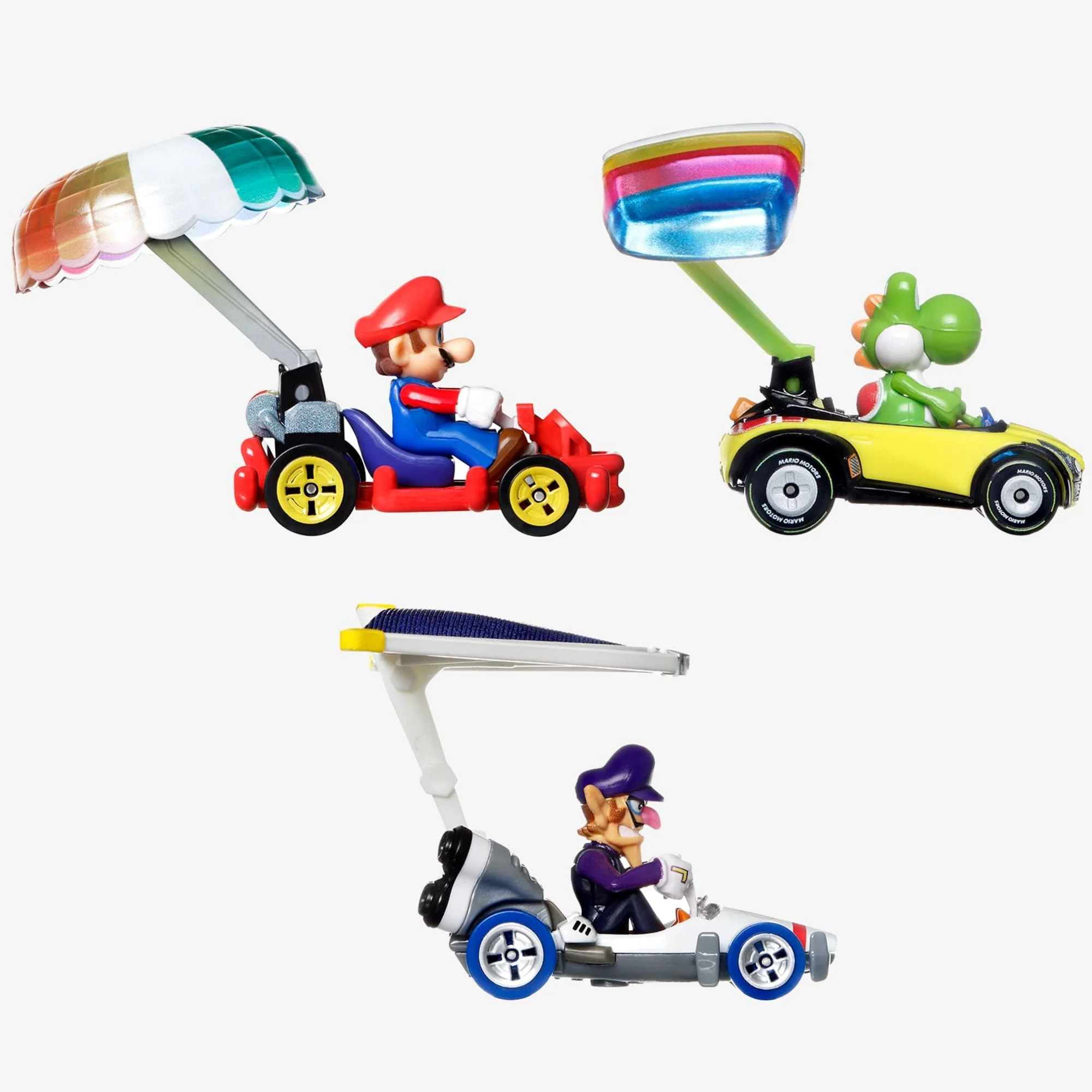 Mattel Creations Hot Wheels Mario Kart Character Cars 3-Pack