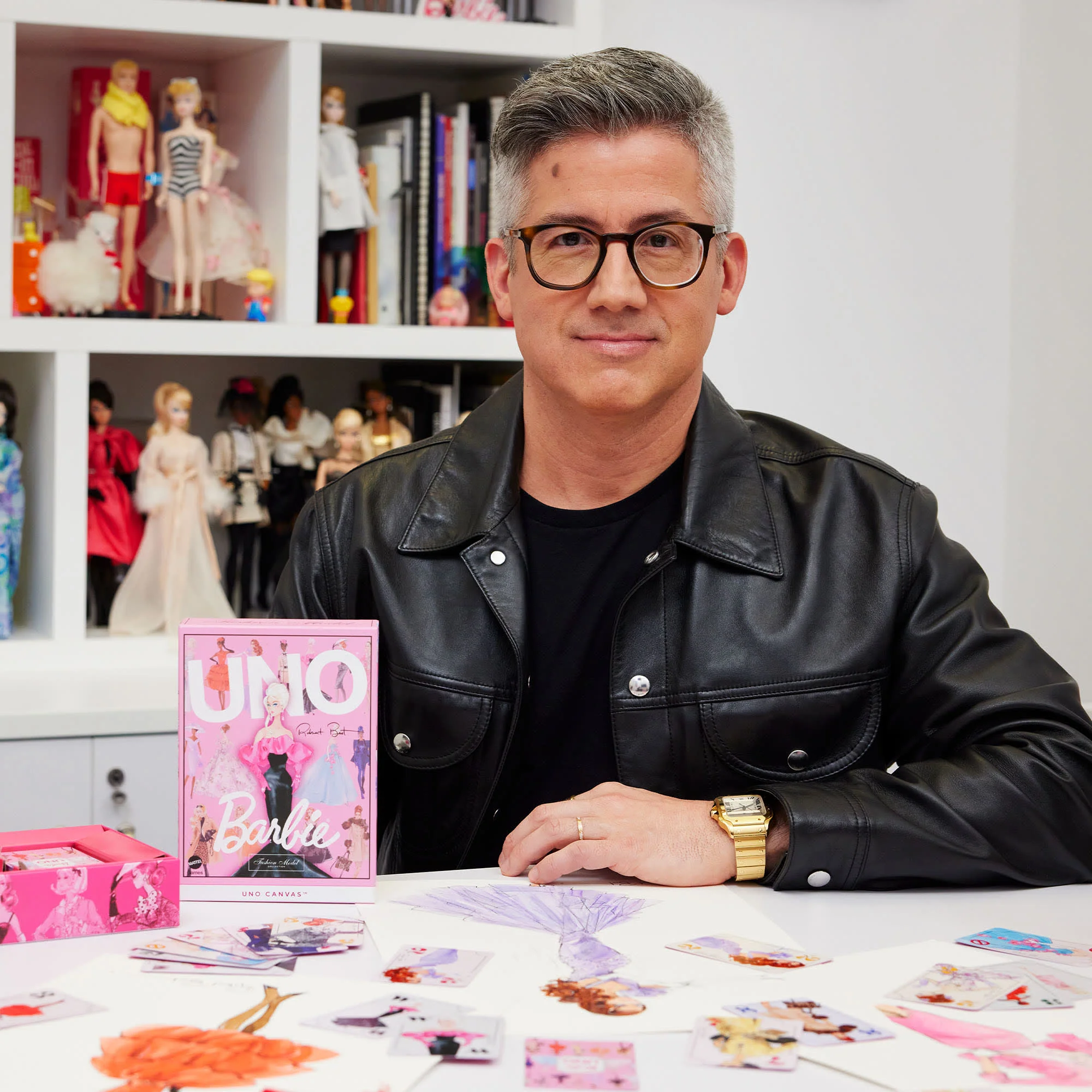 Mattel Creations UNO Canvas Barbie Fashion Model Collection Deck