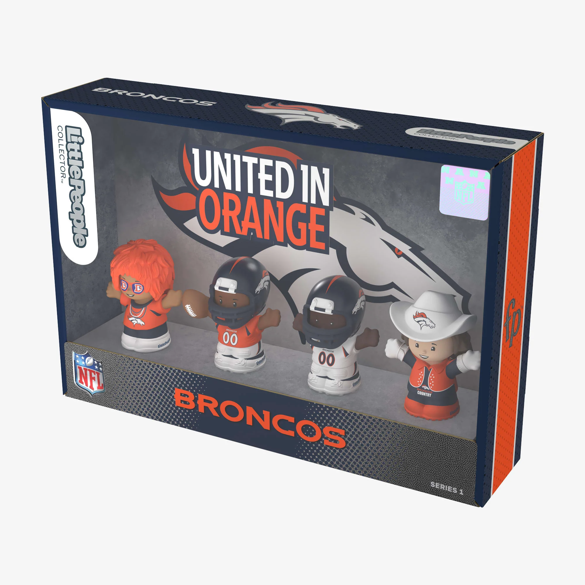 Mattel Creations Little People Collector x NFL Denver Broncos Set