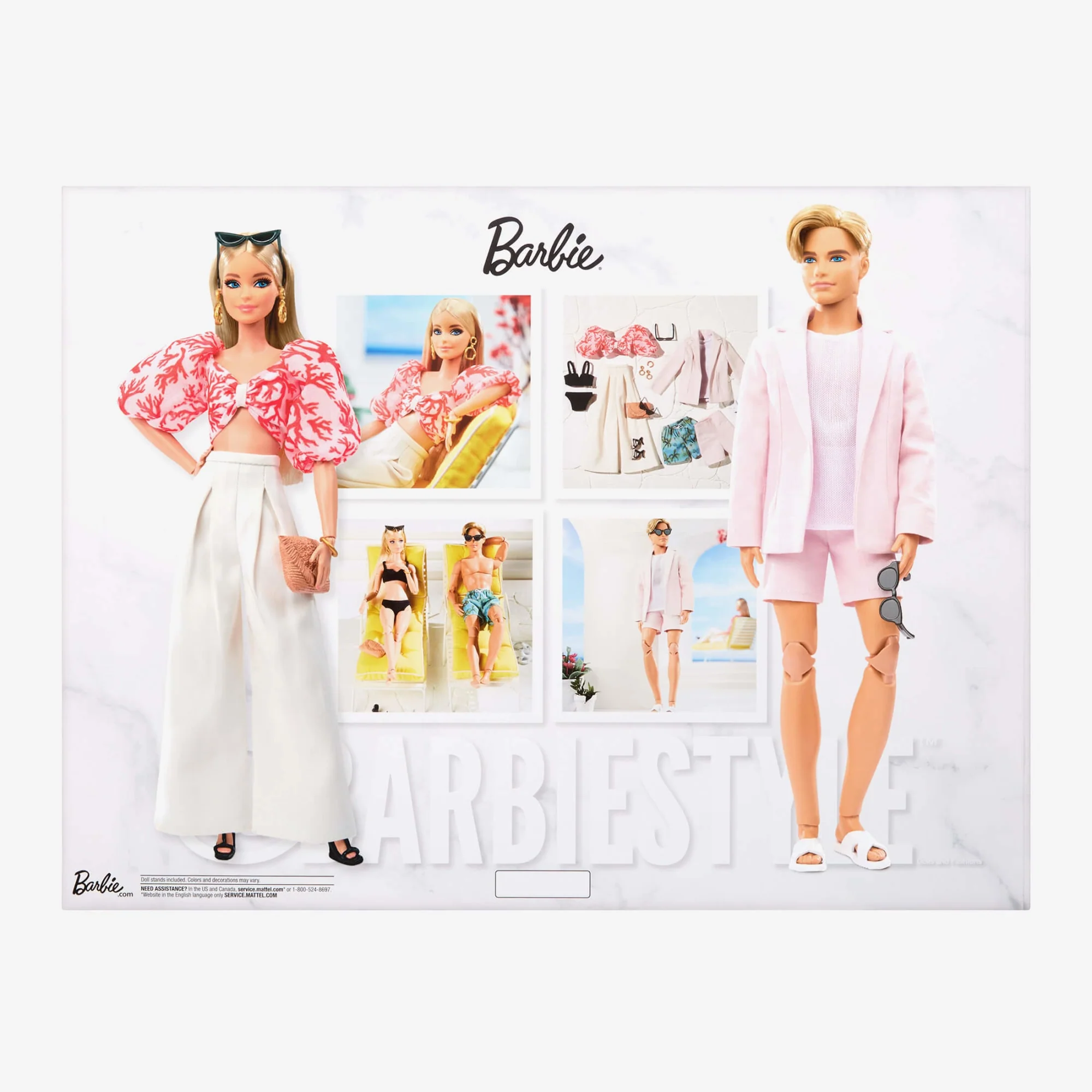 Mattel Creations @BarbieStyle Barbie and Ken Doll 2-Pack