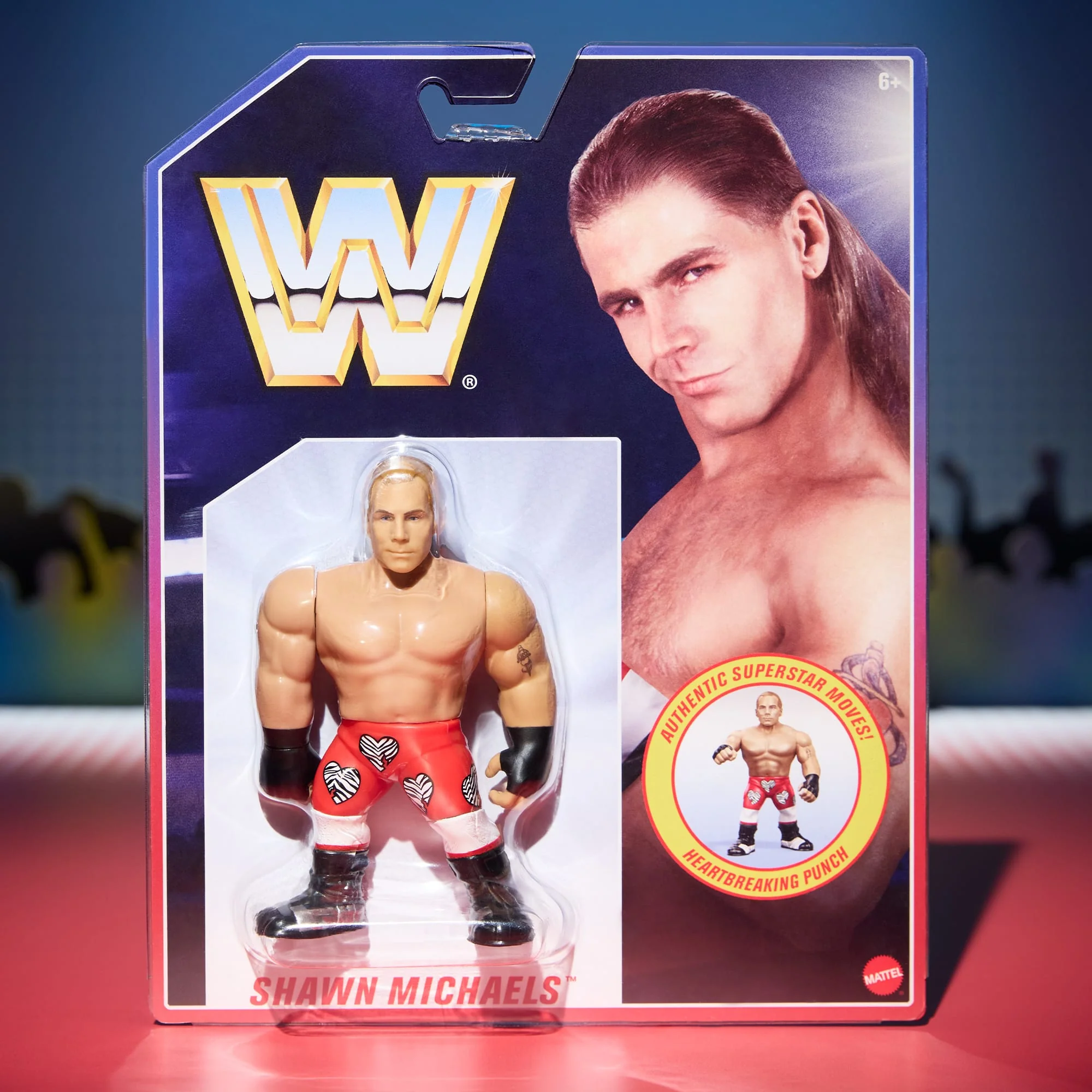 Mattel Creations WWE Retro Action Figure 4-Pack Bundle