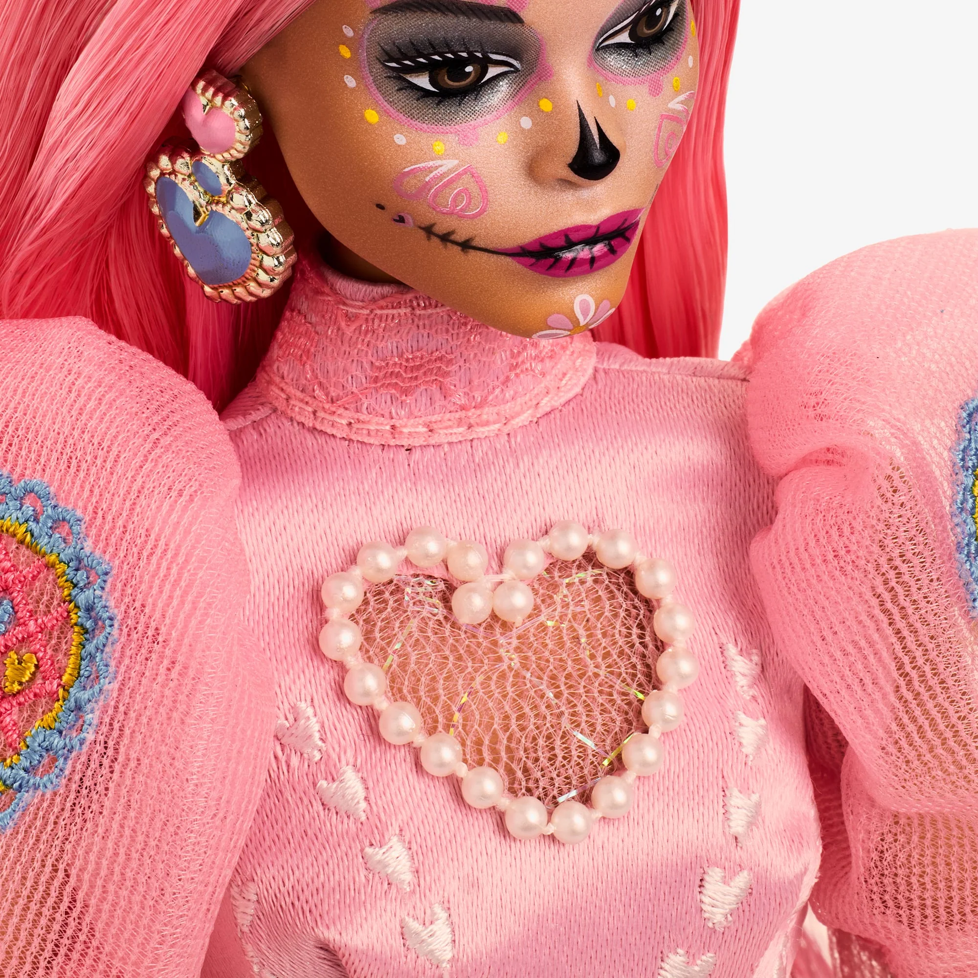 Mattel Creations 2023 Día De Muertos Barbie x Pink Magnolia Doll