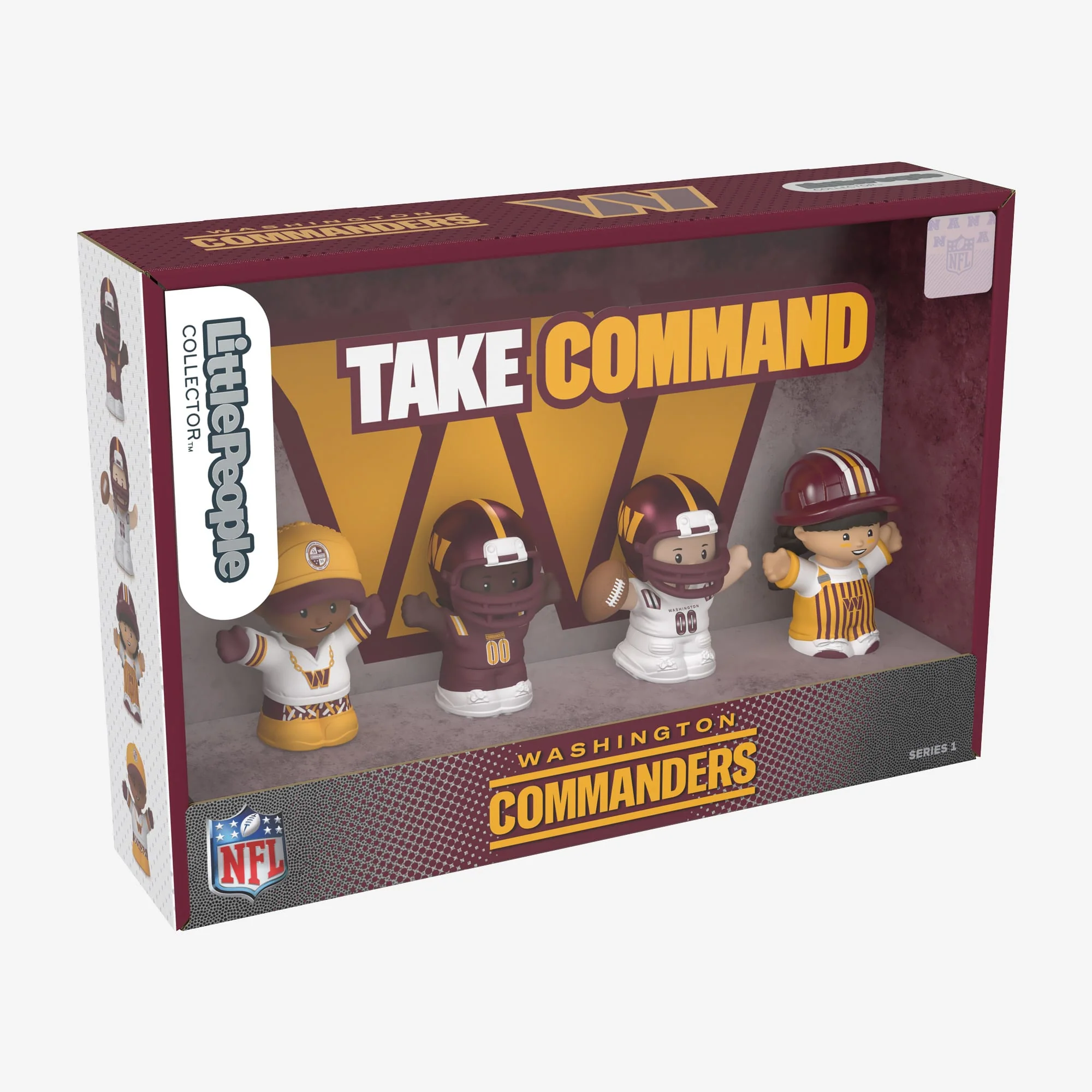 Mattel Creations Little People Collector x NFL Washington Commanders Set