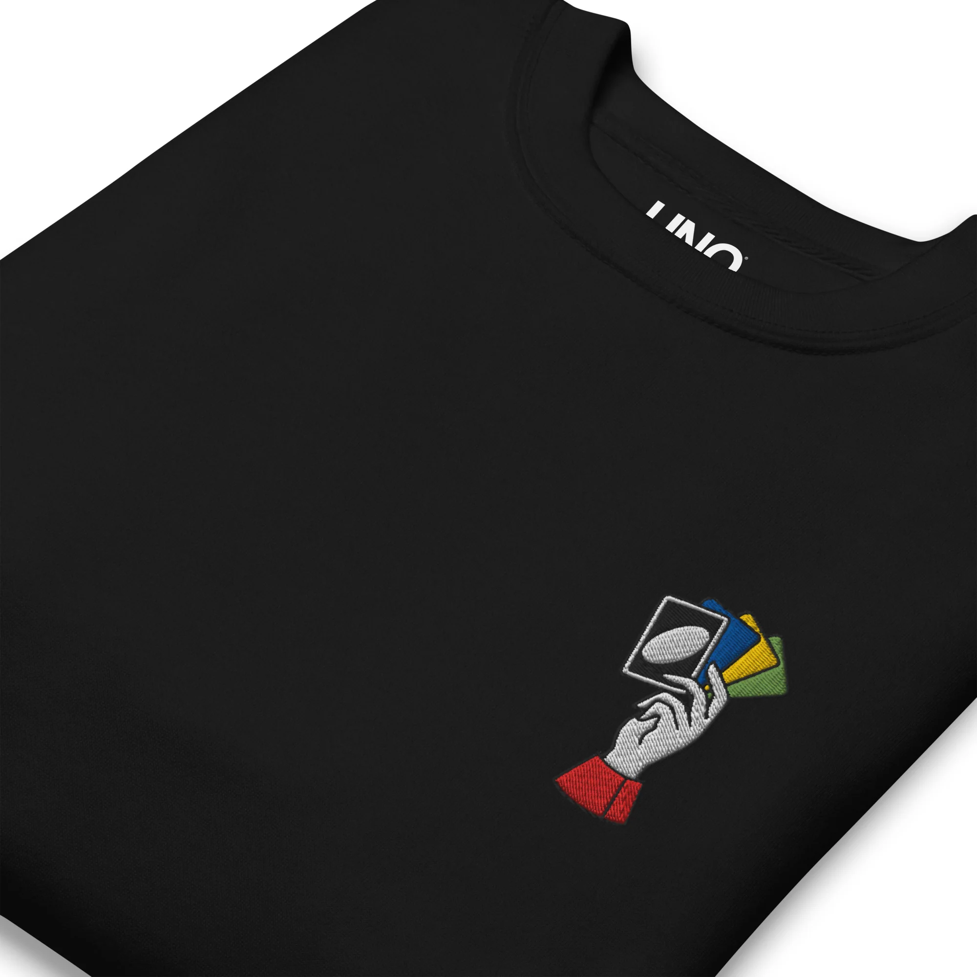 Mattel Creations UNO Social Club Black Sweatshirt