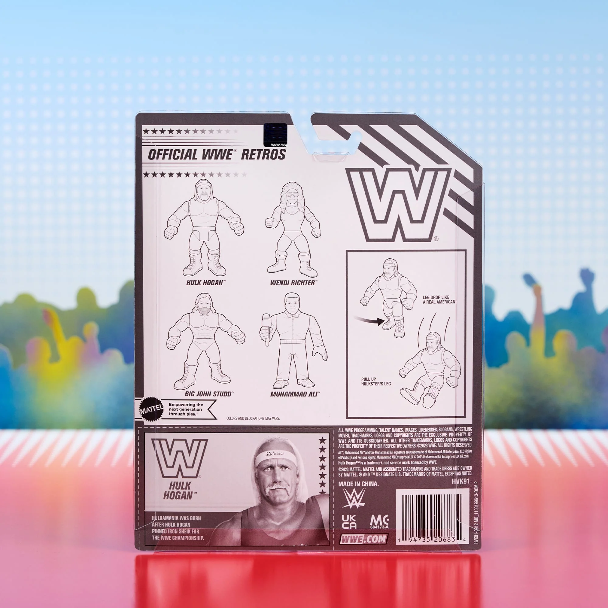 Mattel Creations WWE Retros Action Figure 4-Pack Bundle