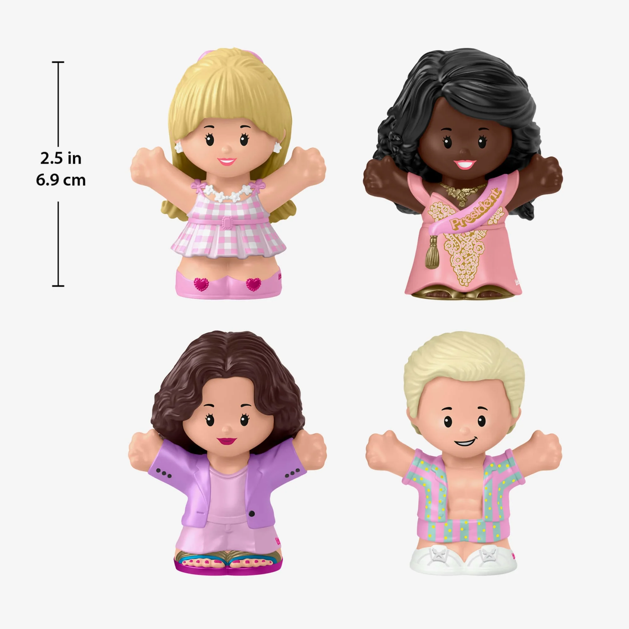 Mattel Creations Little People Collector Barbie The Movie Special Edition Set