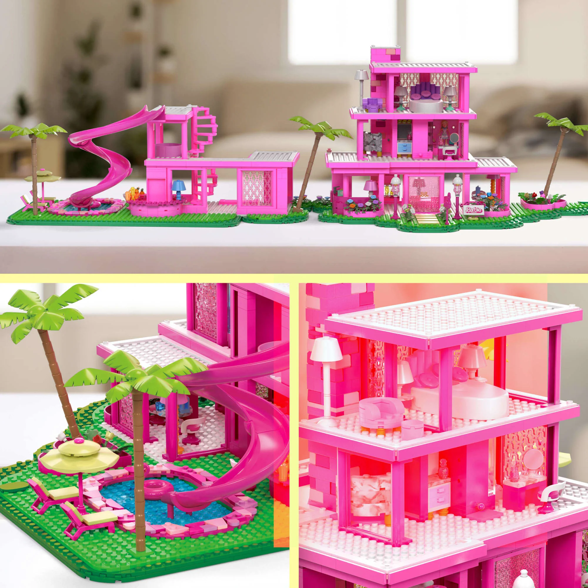 Mattel Creations MEGA Barbie The Movie Replica DreamHouse Building Kit