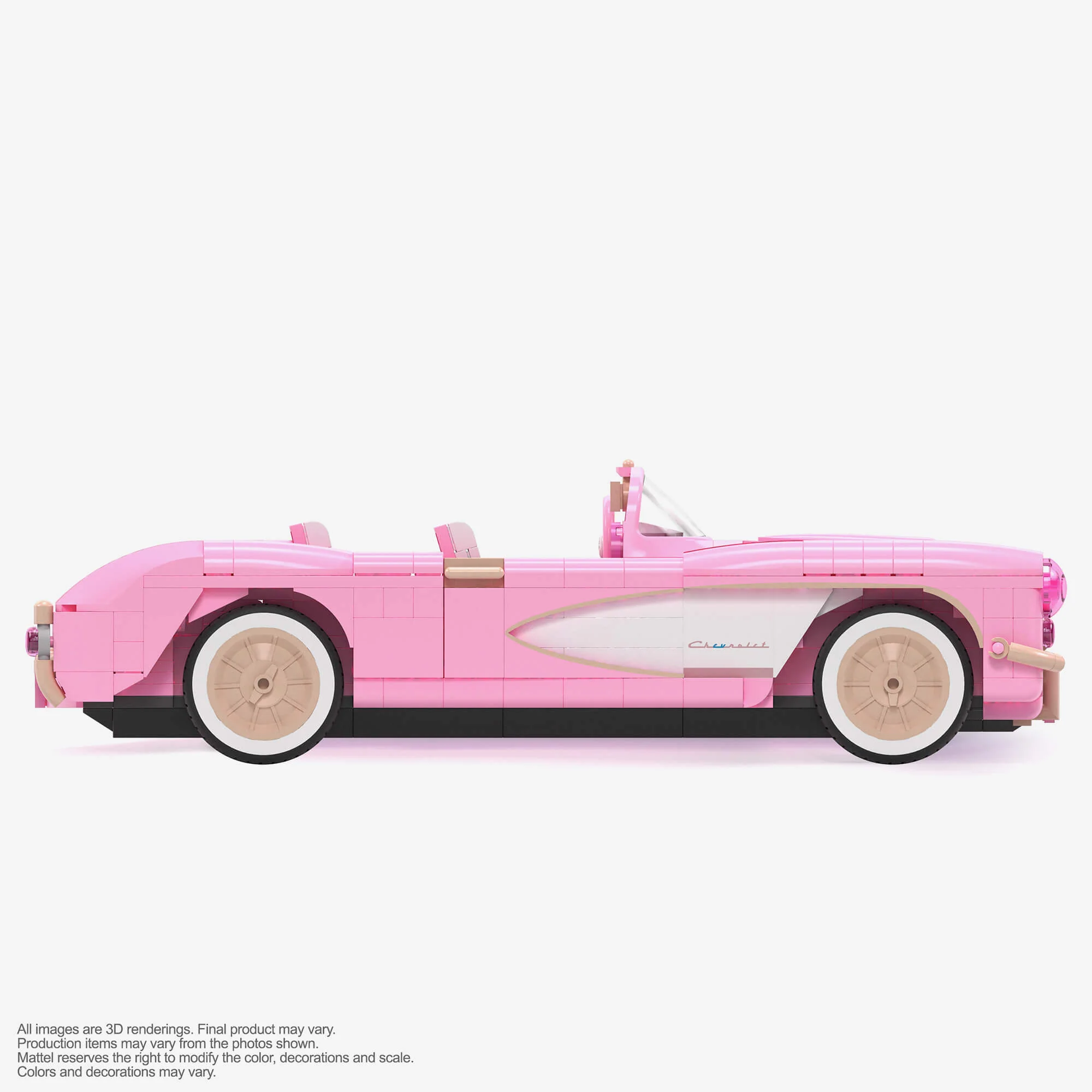 Mattel Creations MEGA Barbie The Movie '56 Corvette Stingray Collector Building Set