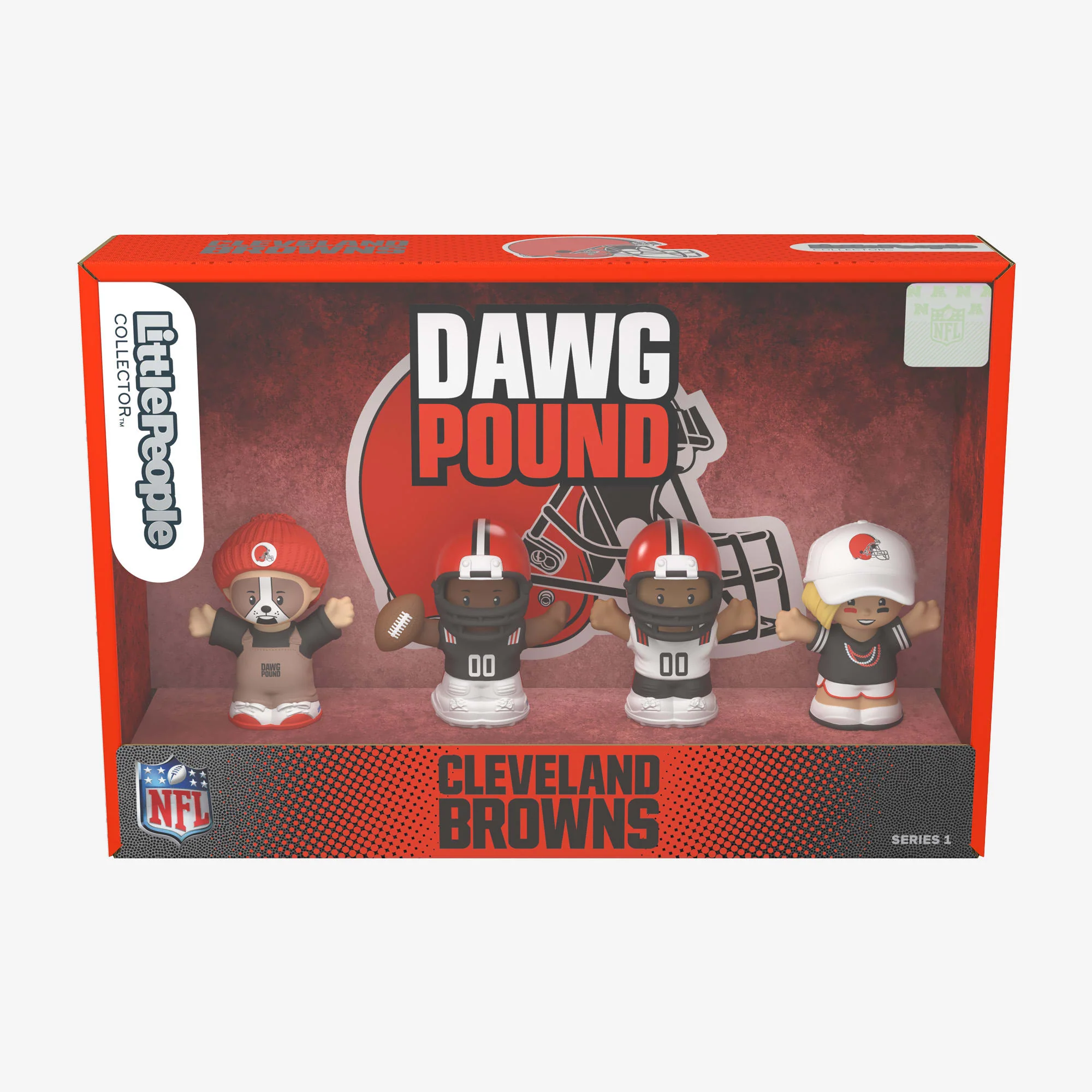 Mattel Creations Little People Collector x NFL Cleveland Browns Set