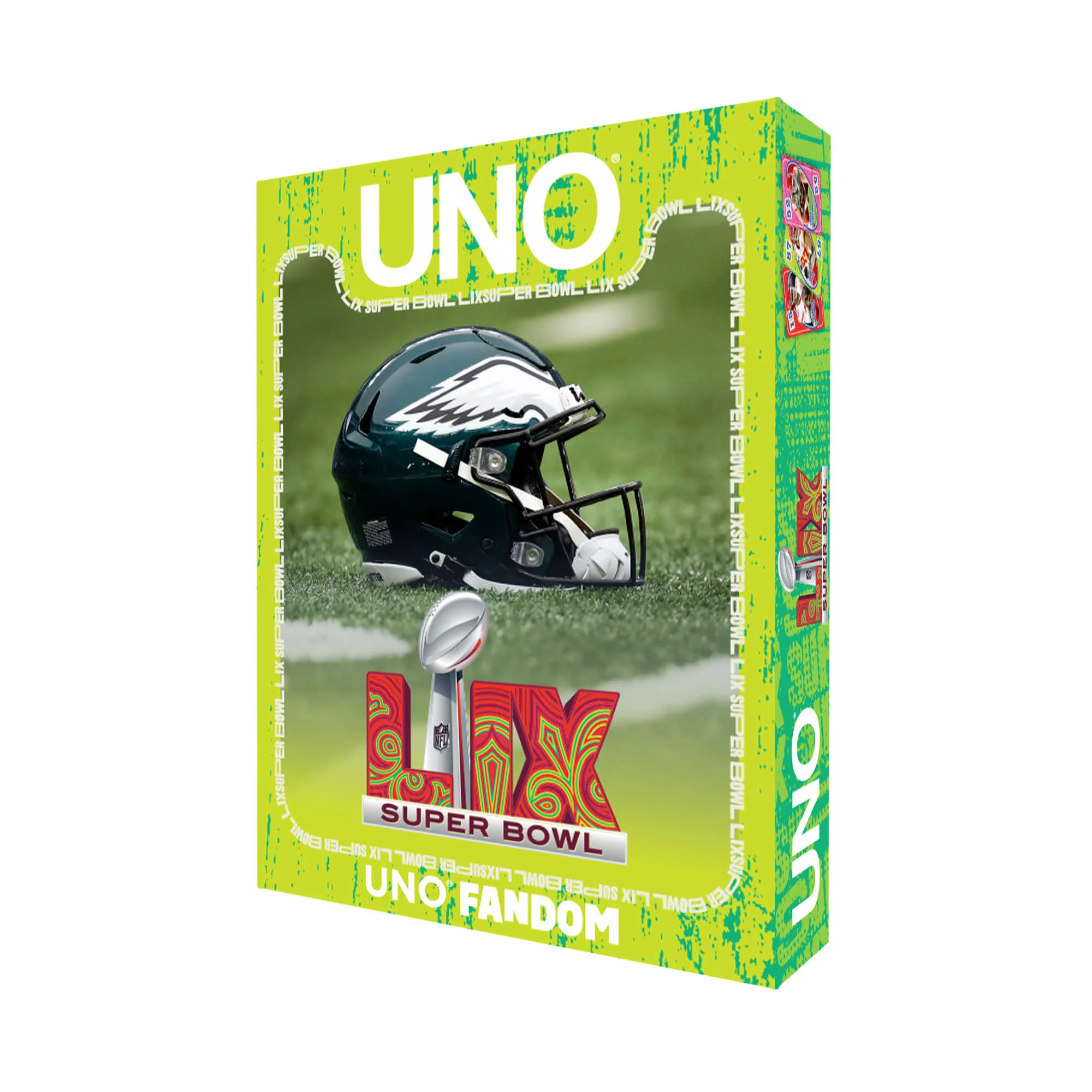 Mattel Creations UNO Fandom x Super Bowl LIX Eagles Card Game