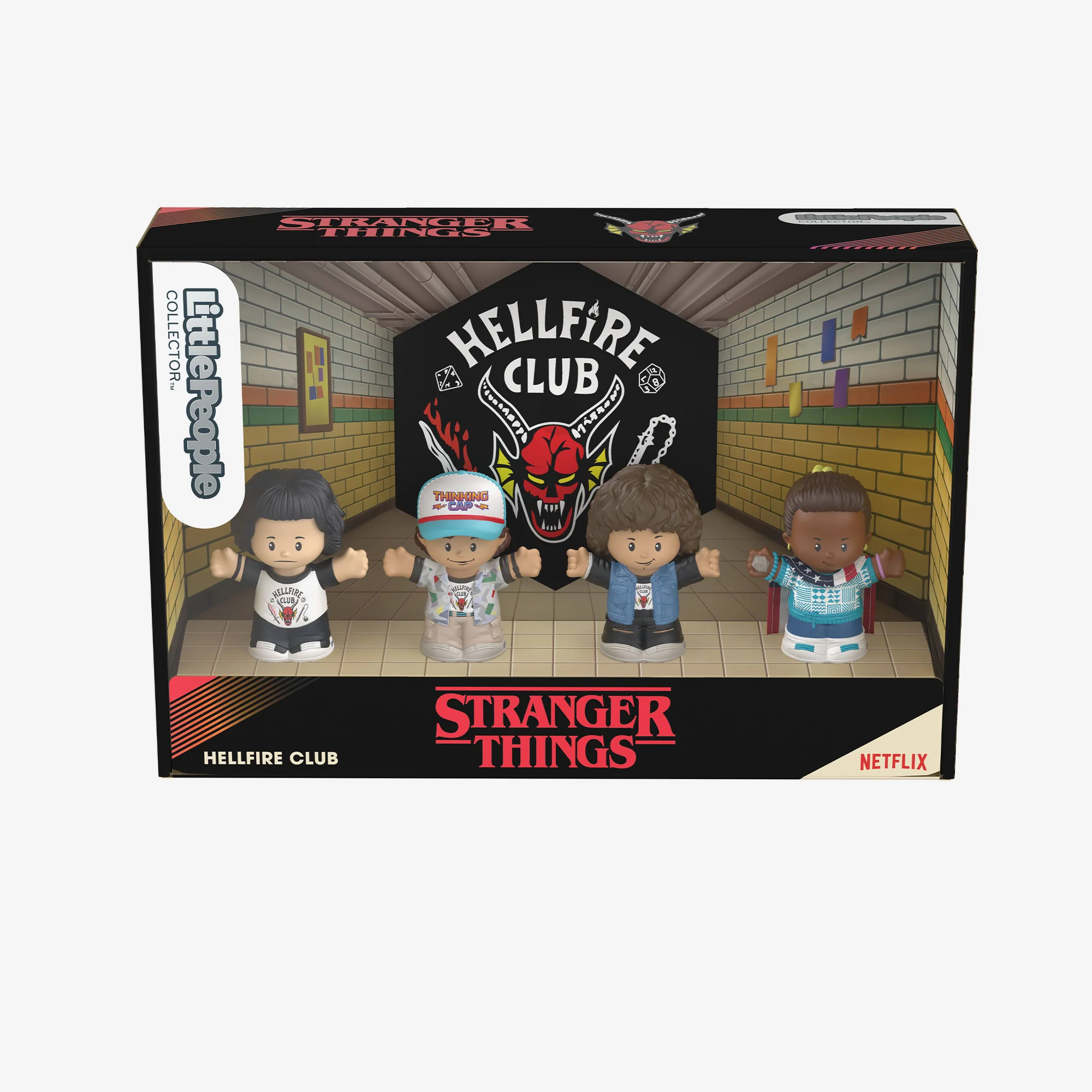 Mattel Creations Little People Collector Stranger Things Hellfire Club Special Edition Set